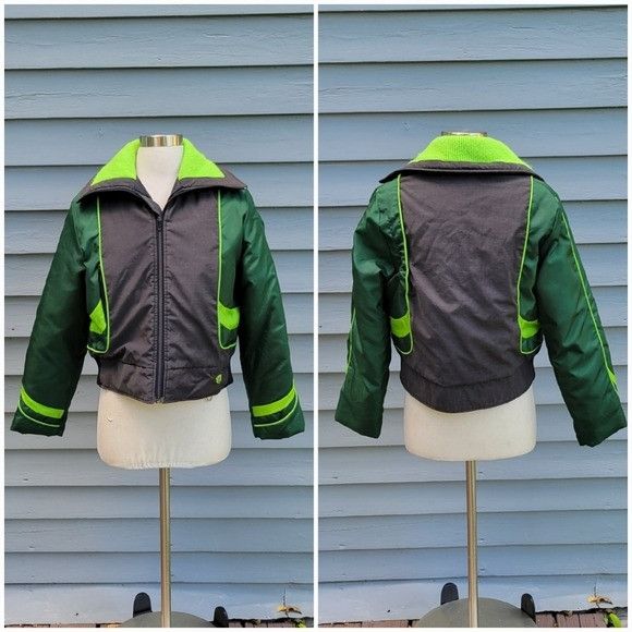 Vintage Vintage 90s y2k Arcticwear Black Neon Green Two Piece Snow S Size M / US 6-8 / IT 42-44 - 10 Thumbnail
