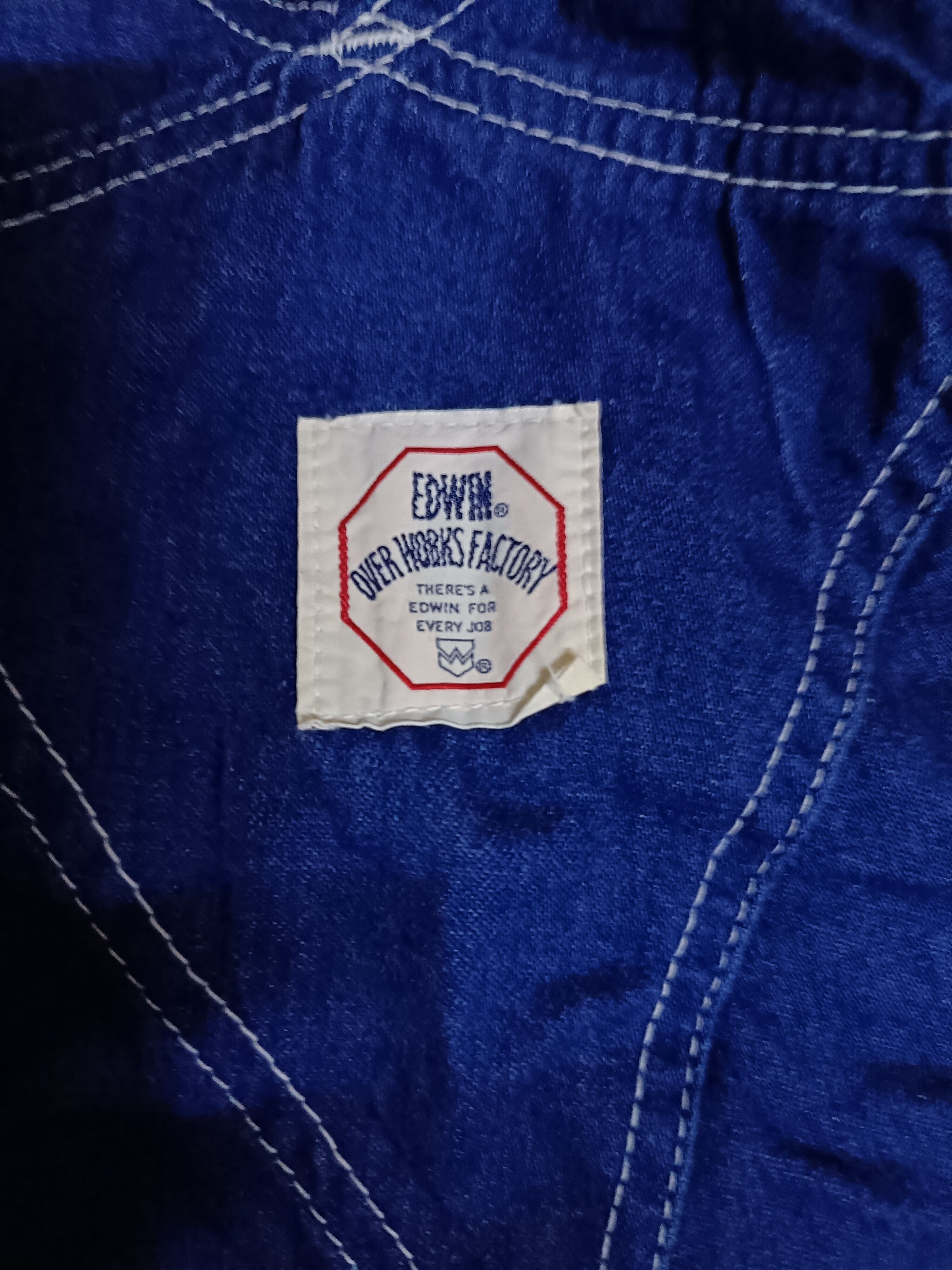 Edwin × Japanese Brand Edwin Vintage Carpenter Denim Overalls Size US 32 / EU 48 - 7 Thumbnail