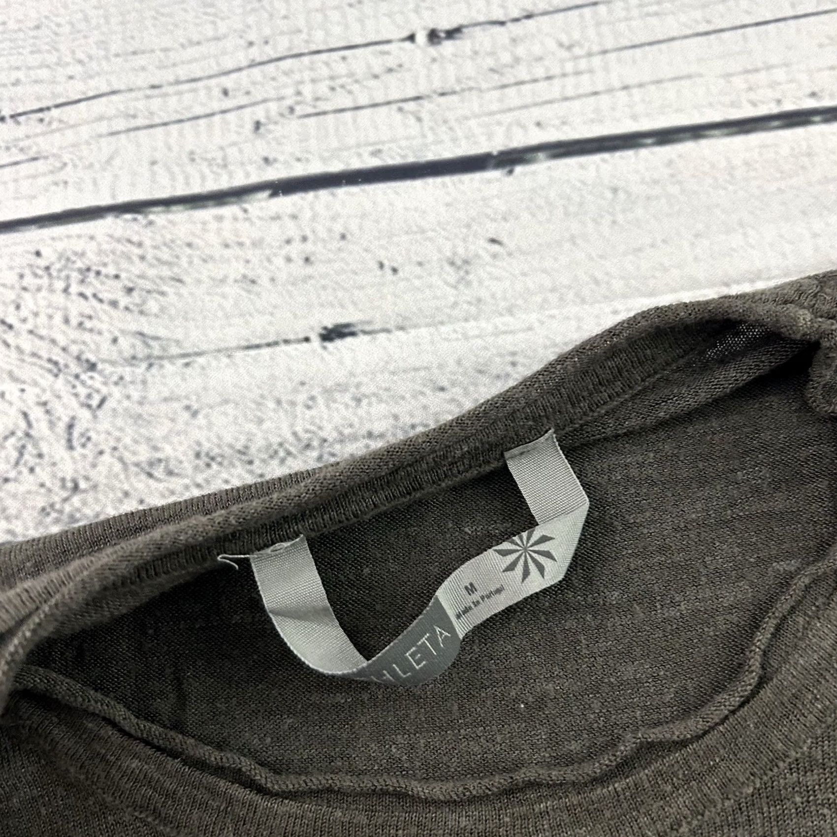 Athleta Athleta Brown Viscose Linen Silk Long Sleeve Sweater Top Women's M Shirt Size M / US 6-8 / IT 42-44 - 2 Thumbnail