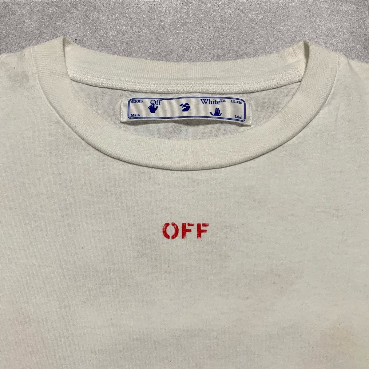 Off-White Off White Small Stencil Arrows White Tee Virgil Abloh Size US S / EU 44-46 / 1 - 4 Thumbnail