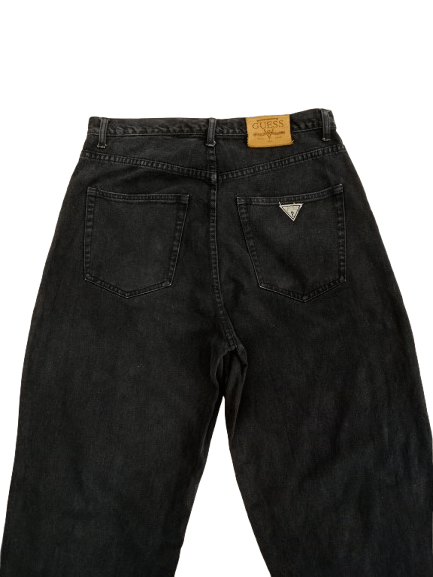 Guess Vintage Guess Jeans by Georges Marciano Black Denim Size US 33 - 4 Thumbnail
