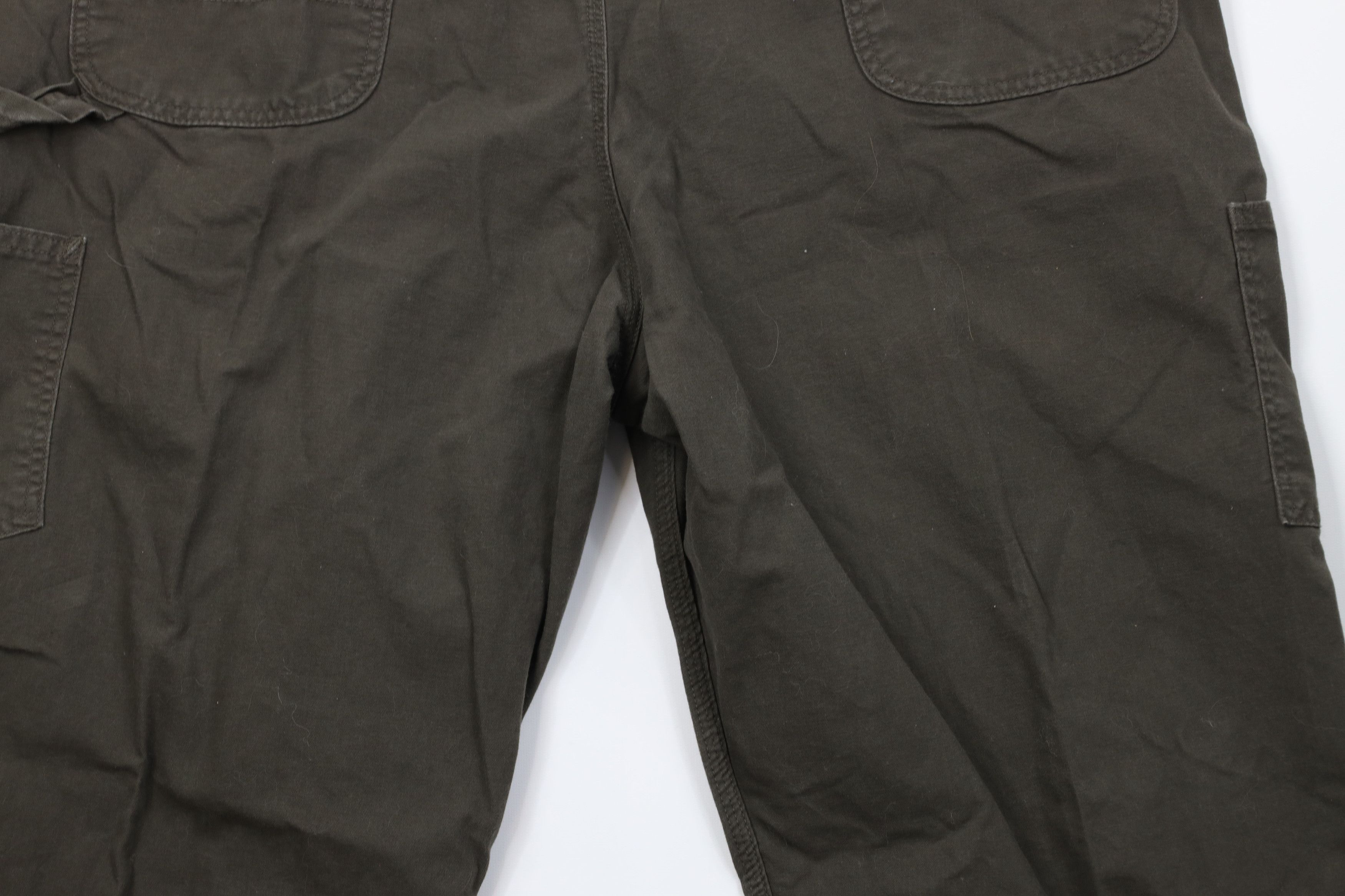 Carhartt Vintage Y2K Carhartt Dungaree Pants Dark Olive Green Size US 44 / EU 60 - 12 Thumbnail