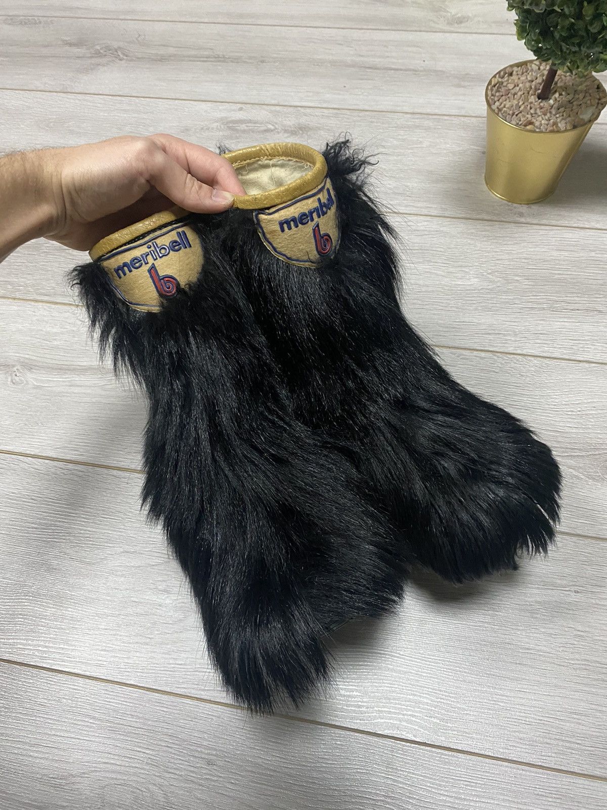 Vintage Yetty fur Italy high Y2K boots Size US 6.5 / IT 36.5 - 2 Thumbnail