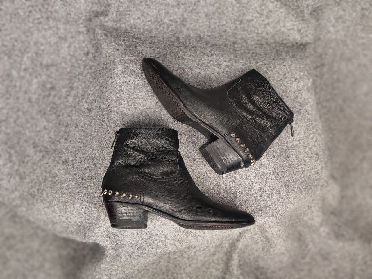 Zadig & Voltaire Zadig & Voltaire Design Zipper leather ankle women Boots Size US 11 / IT 41 - 4 Thumbnail