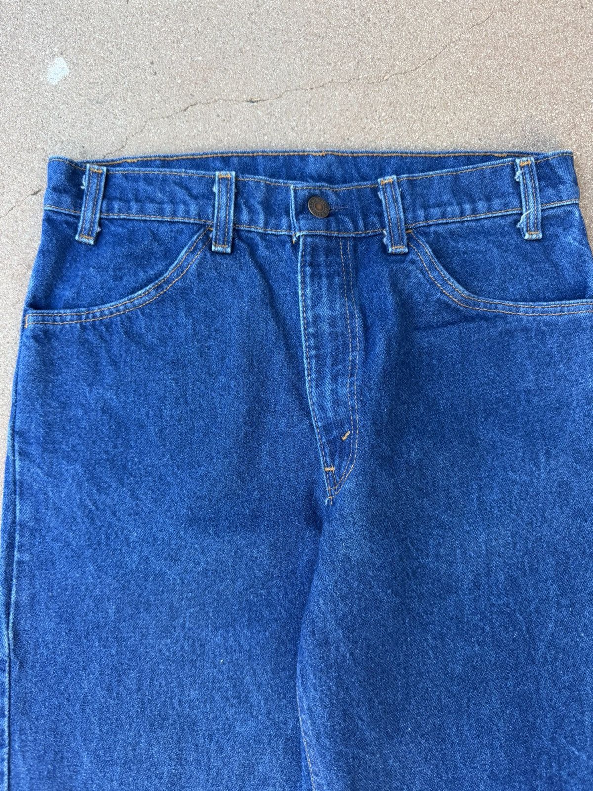Levi's Vtg 80’s Levi’s 646 Orange Tab Bellbottom Flare Jeans 31x31 Size US 31 - 4 Thumbnail
