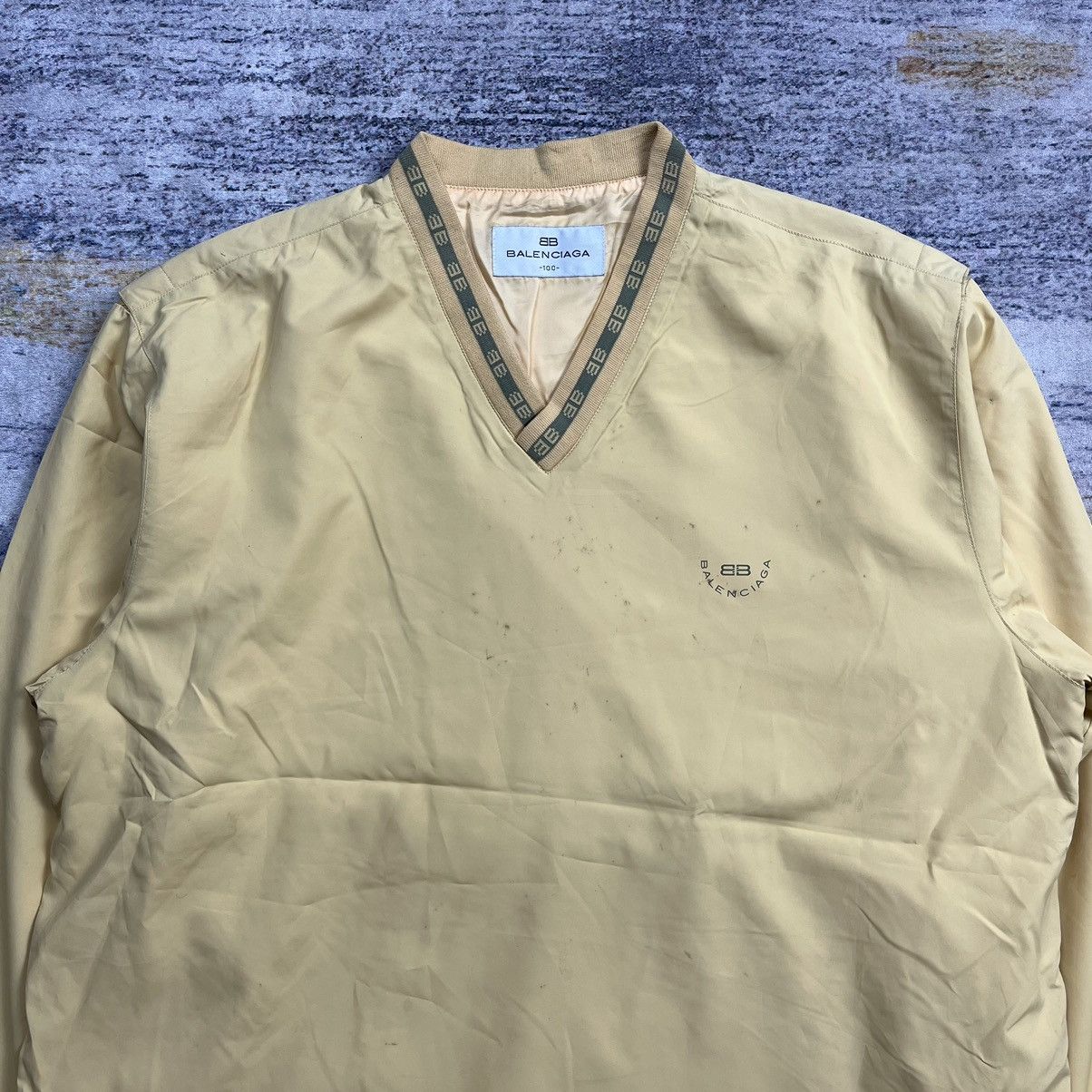 Balenciaga × Vintage Vintage 90s Balenciaga light jacket yellow Size US M / EU 48-50 / 2 - 3 Thumbnail