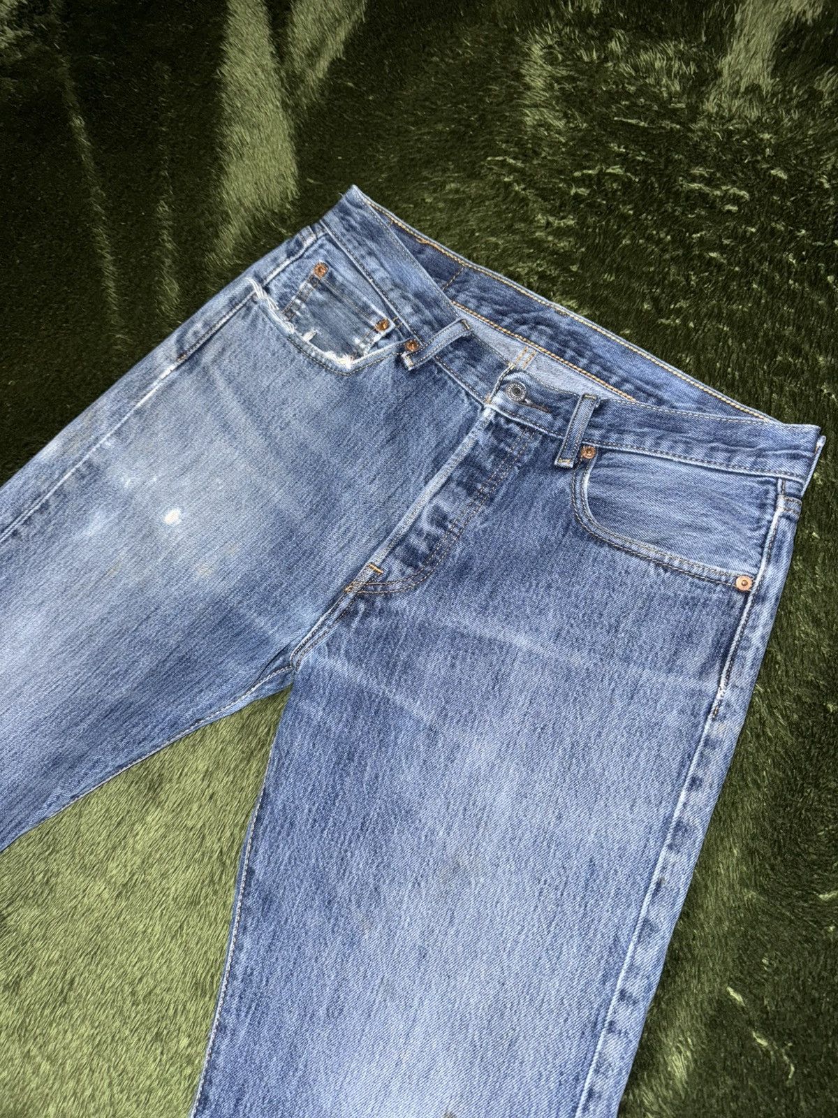 Levi's [W32/L32] Levi’s 501 Bleached Vintage Washed Denim Pants Size US 32 / EU 48 - 2 Thumbnail