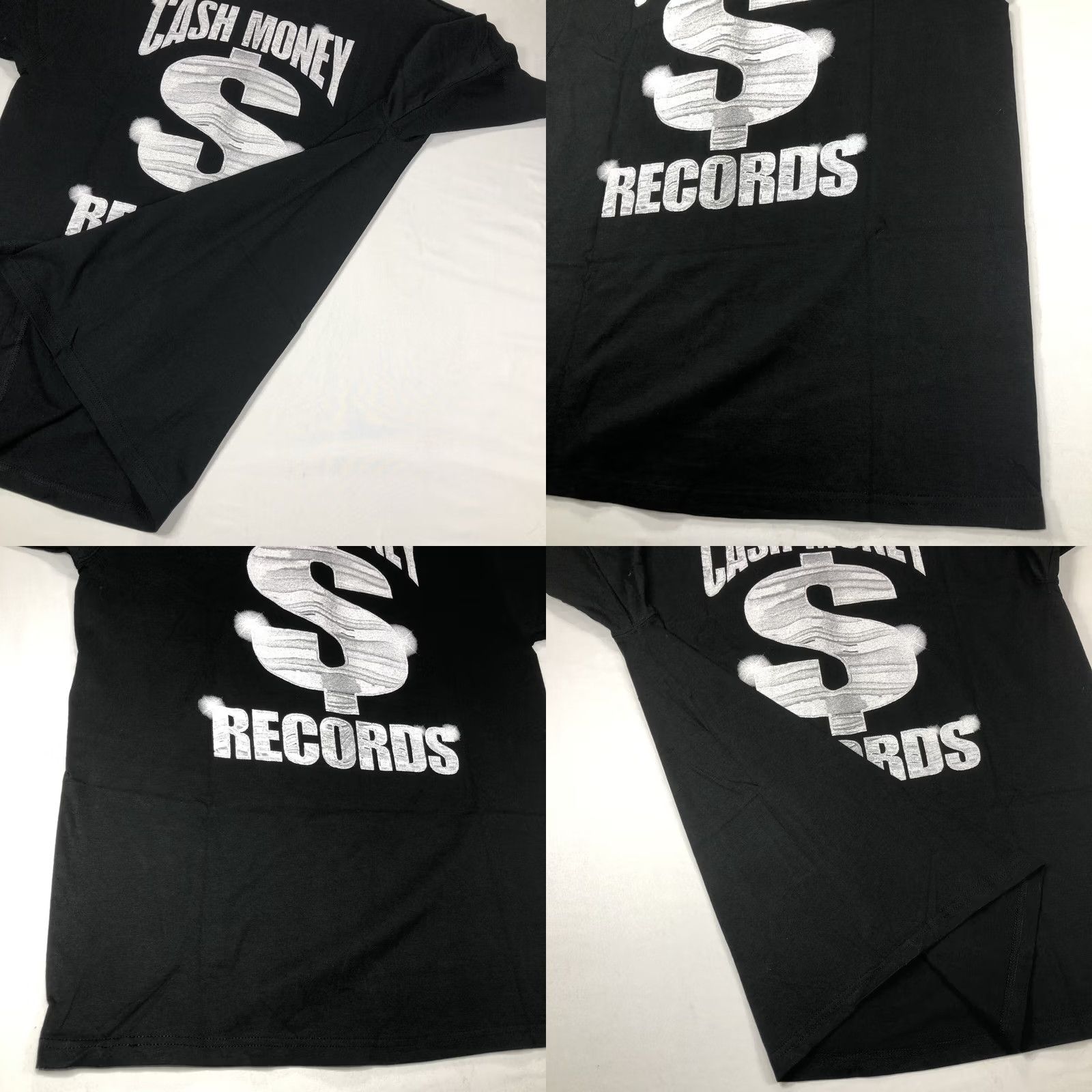 Fruit Of The Loom VINTAGE Nike Shirt Mens 1990s T-Shirt Hip Hop Black Lil Wayne The Tha Block Is Hot Cash Money Graphic Tee Size US L / EU 52-54 / 3 - 10 Thumbnail