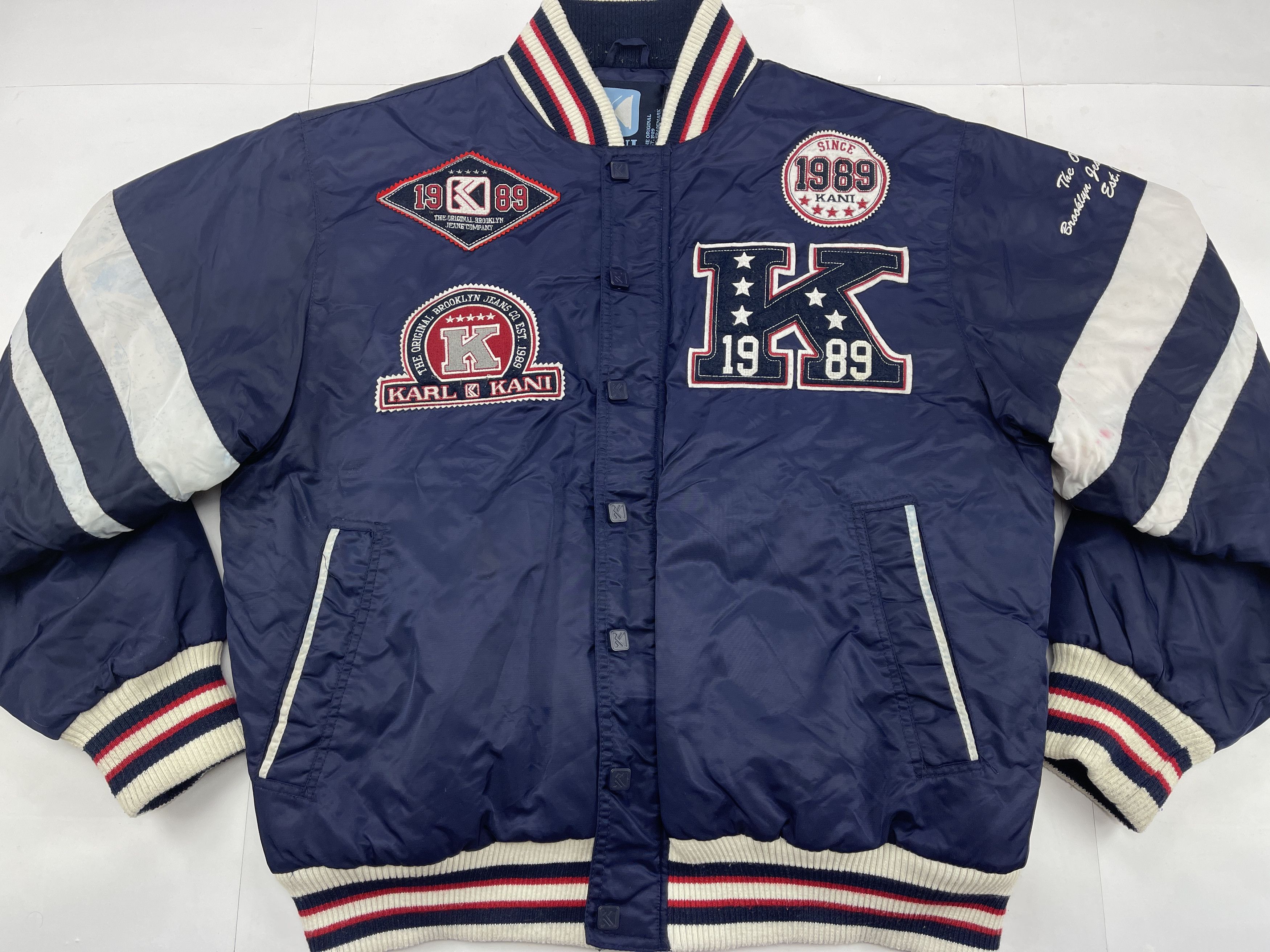 Karl Kani KARL KANI jacket, vintage bomber, 90s hip hop, 1990s size M Size US M / EU 48-50 / 2 - 16 Thumbnail