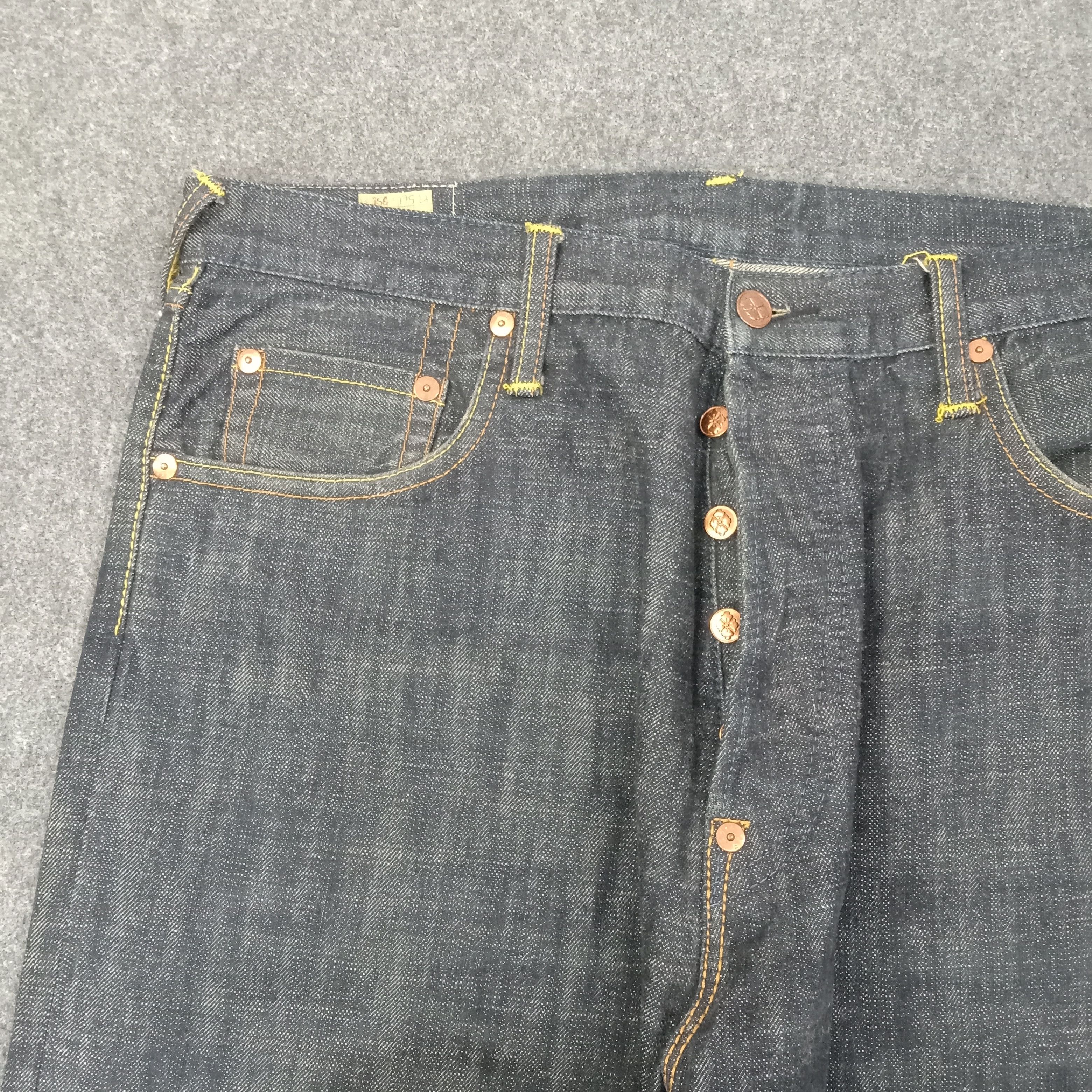 Evisu Evisu Paris Selvedge Japan Brand Daicock Denim Jeans C258N30 Size US 37 - 8 Thumbnail