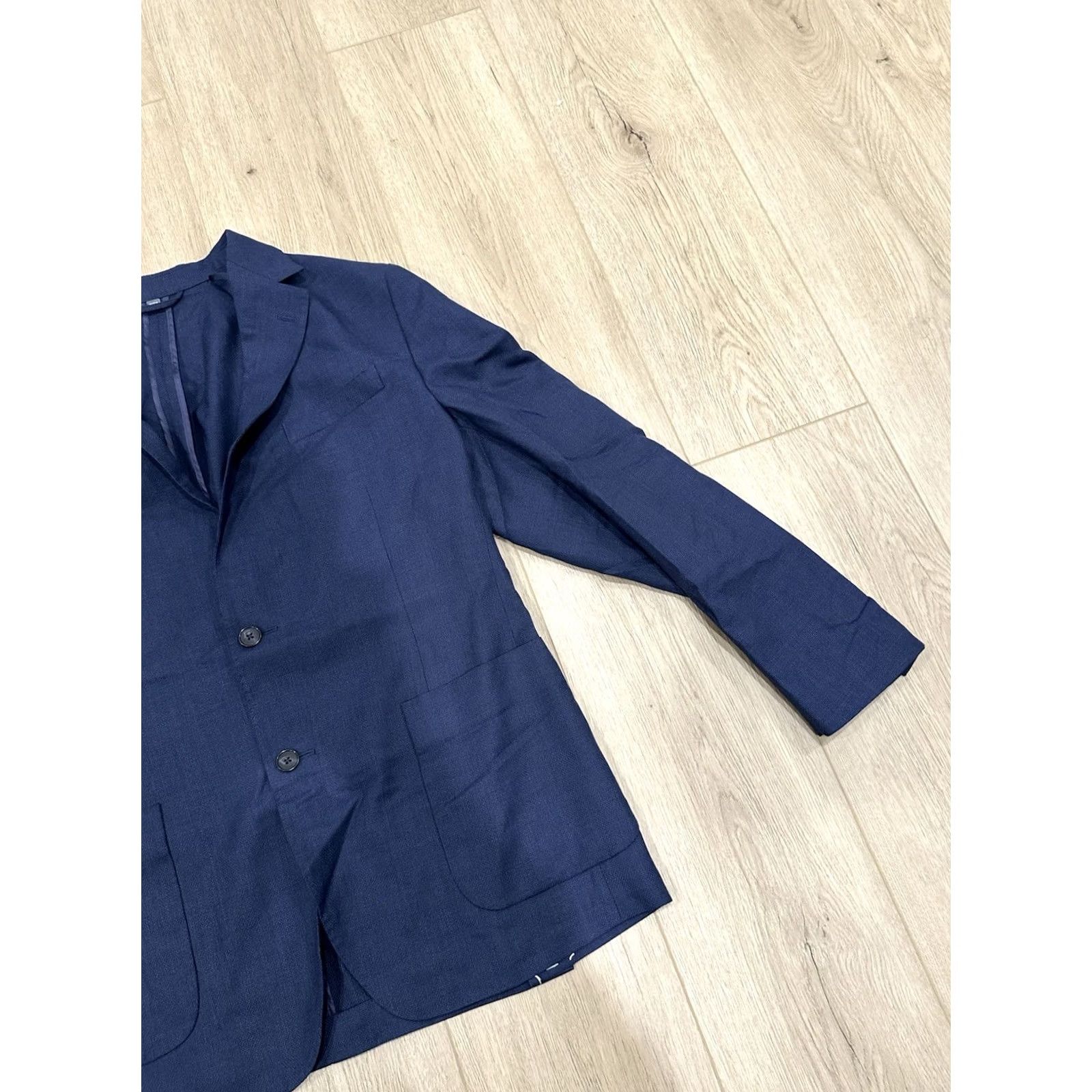 Bonobos Bonobos Vitale Standard Fit Blazer Mens 44R Navy Unstructured Size 44R - 2 Thumbnail