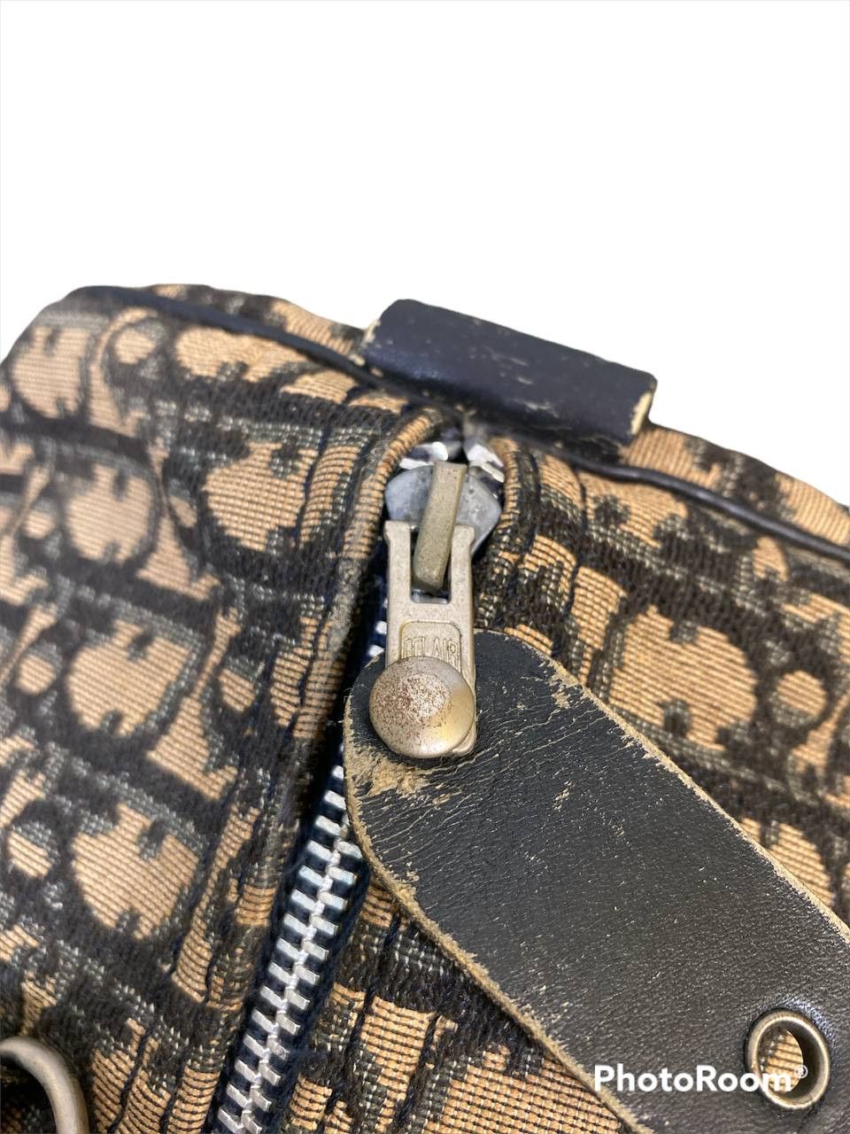 Christian Dior Monsieur × Dior vintage christian dior leather monogram bowling handbag Size ONE SIZE - 5 Thumbnail