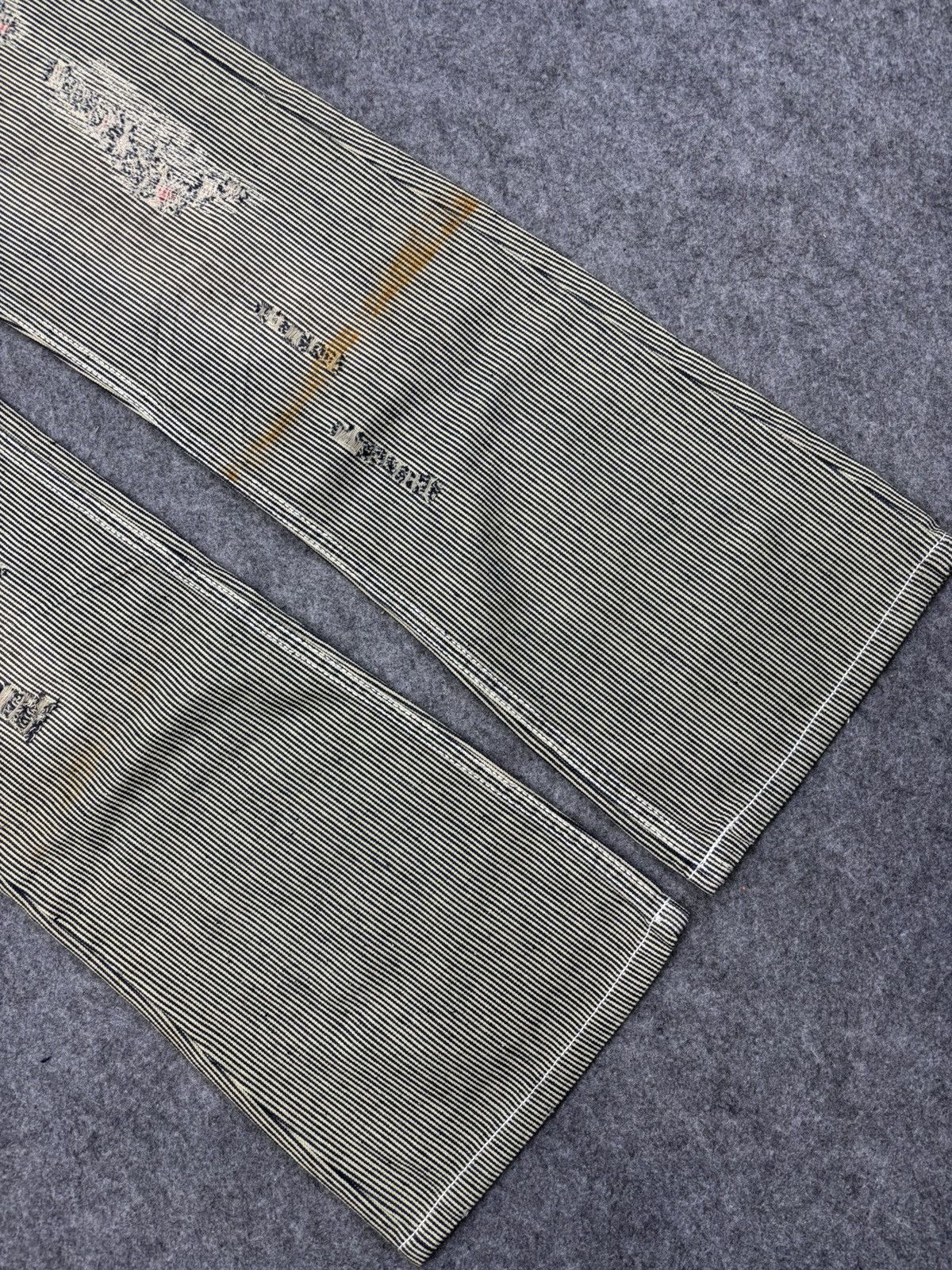 Seditionaries 💥Flare💥Risot Hickory Boro Distressed Multipocket Pant F719 Size US 31 - 13 Thumbnail