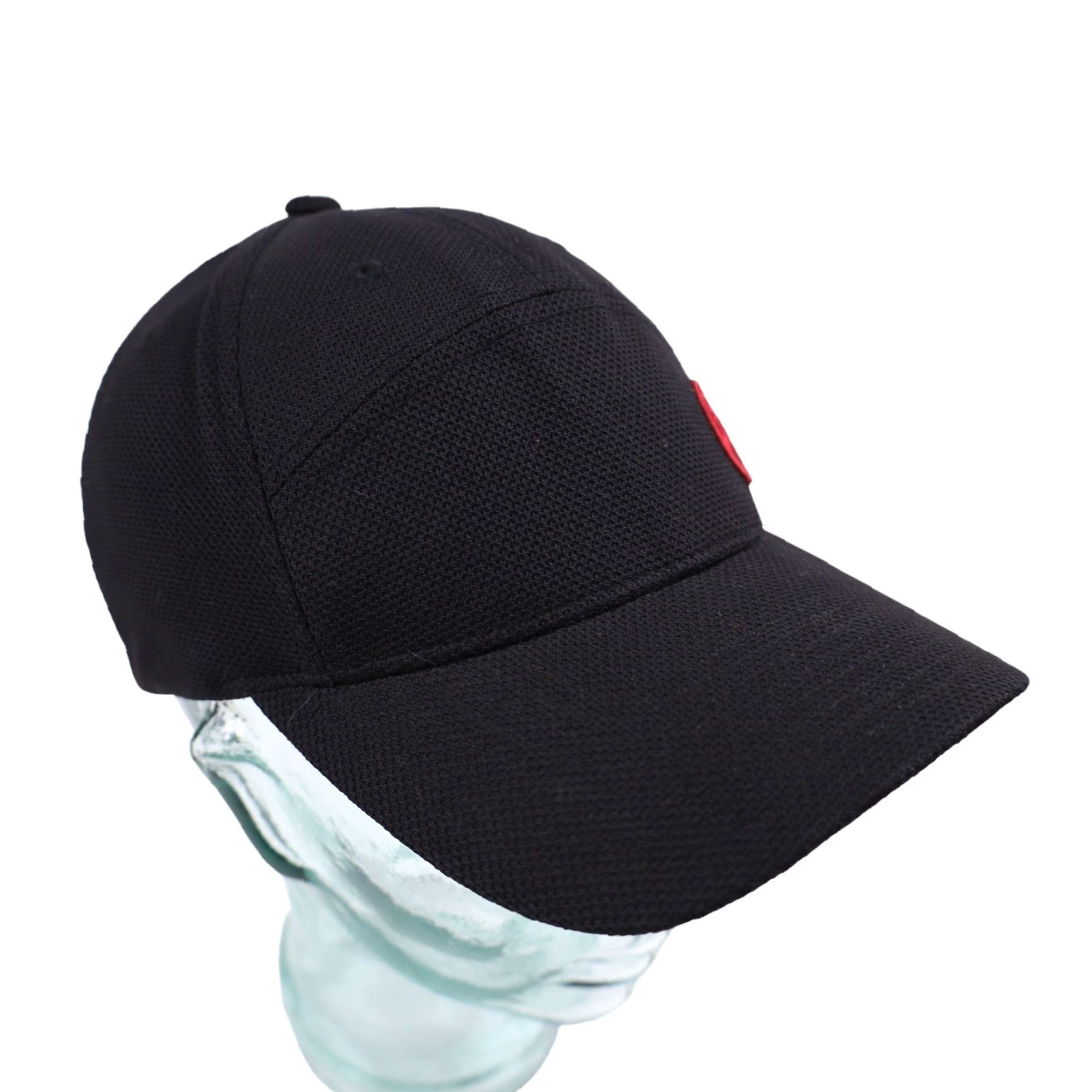 Nike VINTAGE Nike Air Jordan 5 Panel Fitted Hat 5 Panel Black Men S Hat Mens Black 90s Size ONE SIZE - 3 Thumbnail