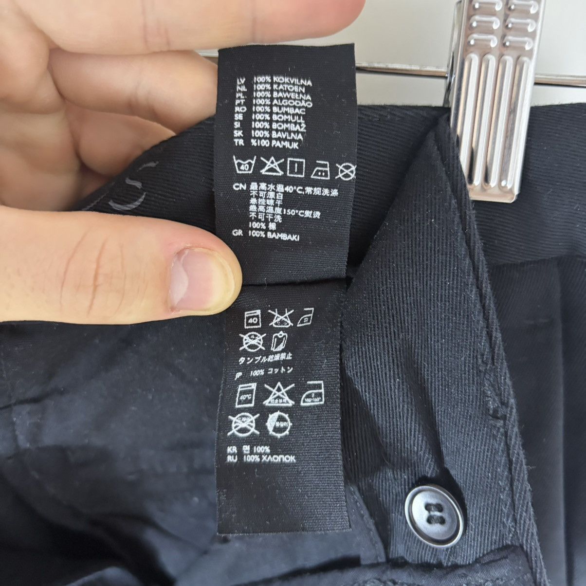 Cos COS Classic Black Pants Streetwear Y2K Size US 34 / EU 50 - 7 Thumbnail
