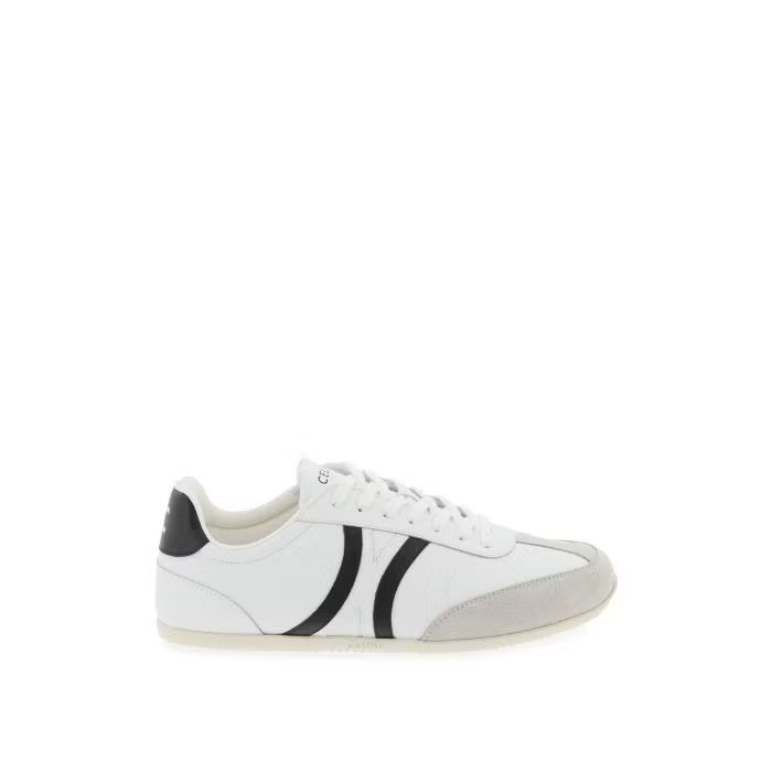 image of Celine O1S22I1N0524 Low Leather Sneakers In White, Men's (Size 7)