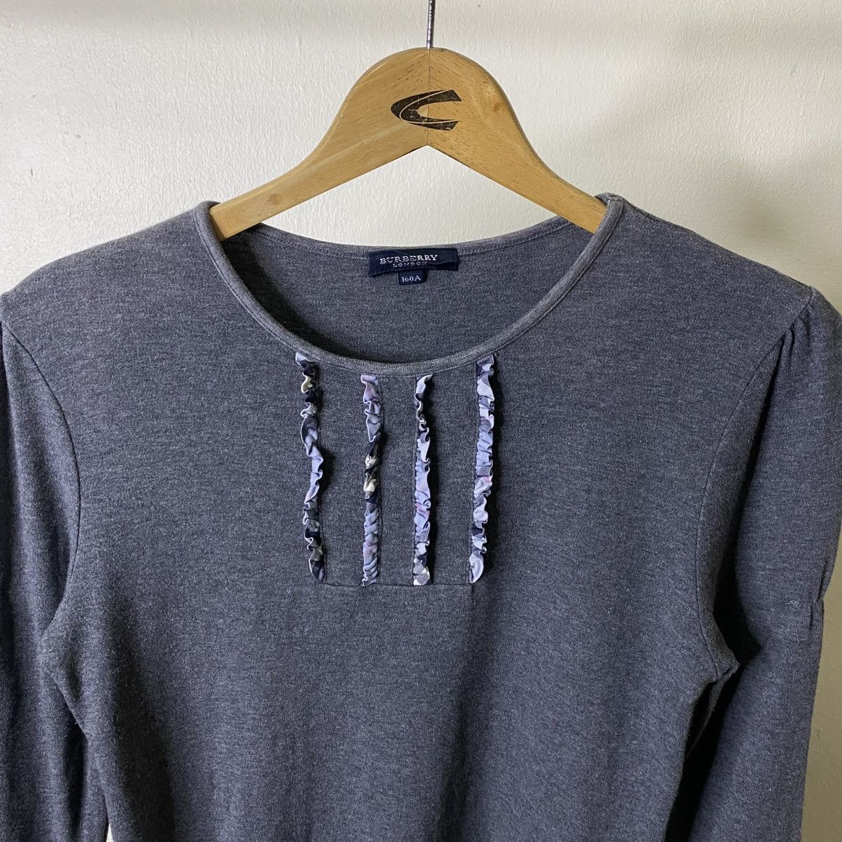 Burberry Burberry London LS Women T Shirt Size XS / US 0-2 / IT 36-38 - 2 Thumbnail