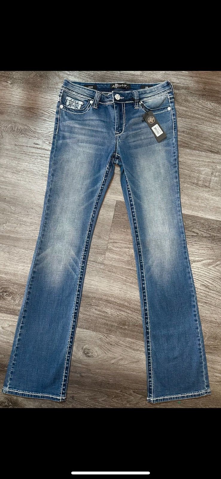 Affliction × Vintage “JADE FLEUR ARIZONA”affliction jeans Size 29" - 1 Thumbnail