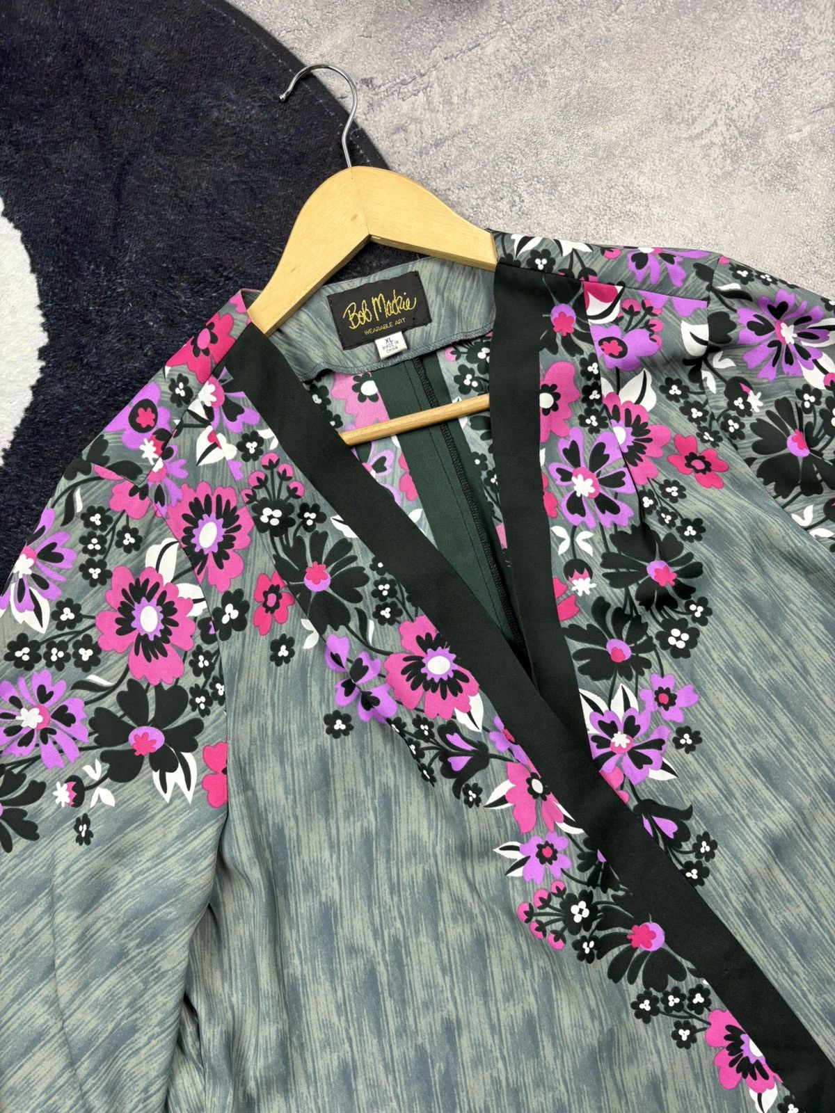 Bob Mackie BOB MACKIE Vintage Kimono Cardigan Polyester Crazy Y2k Rare Size XL / US 12-14 / IT 48-50 - 4 Thumbnail