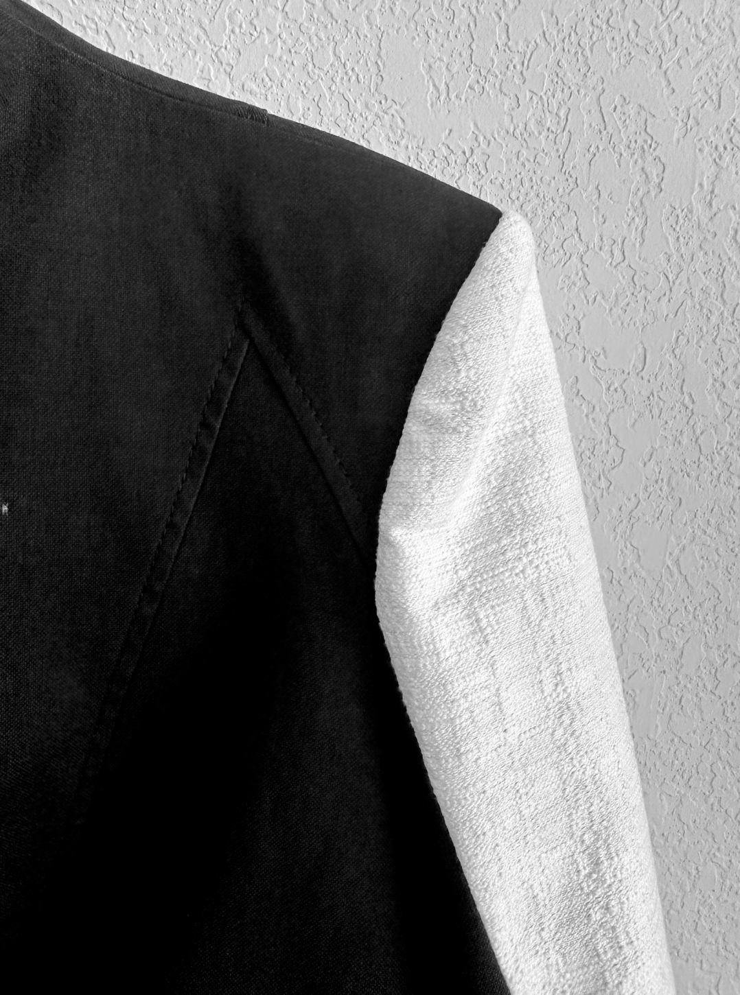 Helmut Lang Helmut Lang Intermix Black White Blazer Size S / US 4 / IT 40 - 3 Thumbnail