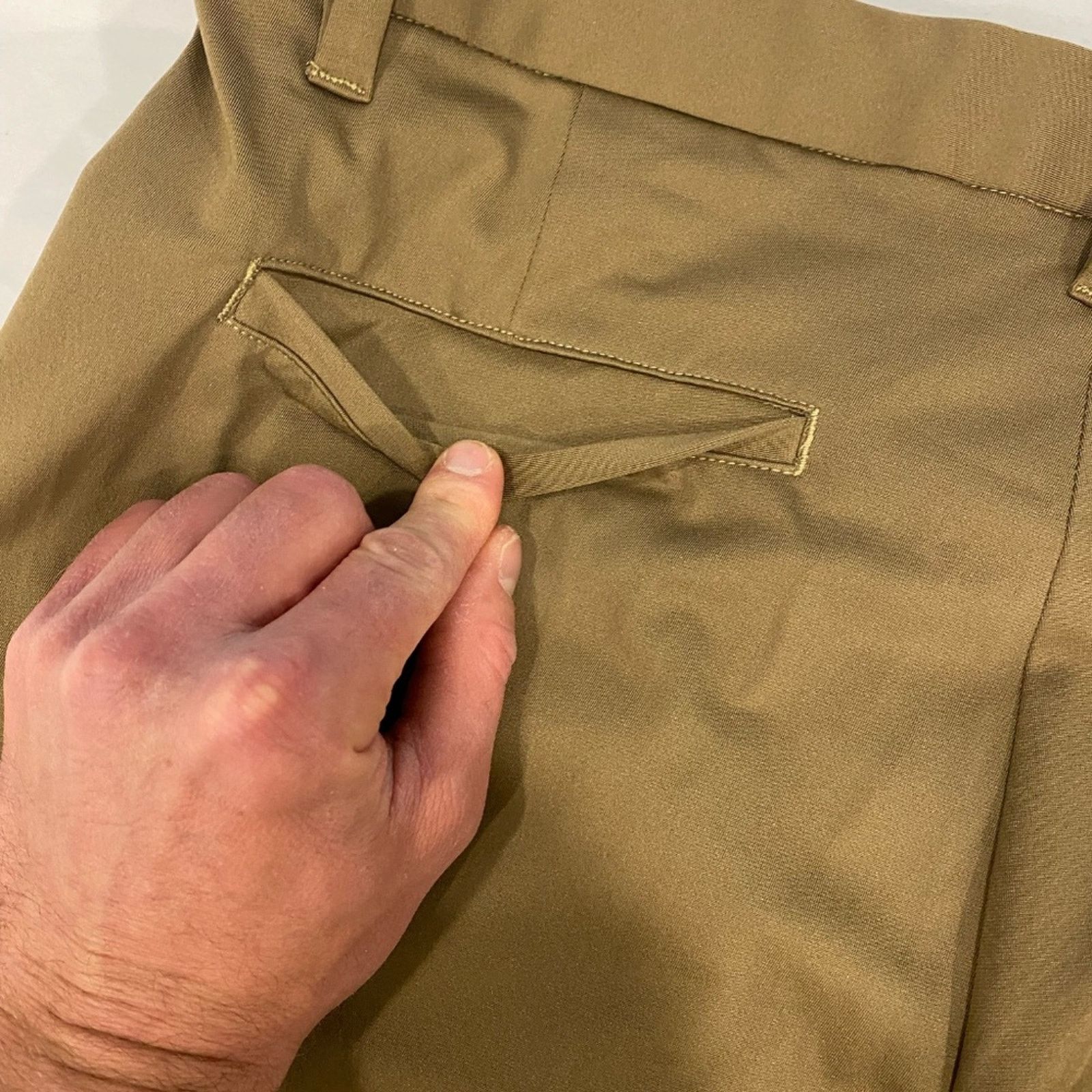 Quince Quince Men's Khaki Chino Pants - 36x32 Size US 36 / EU 52 - 13 Thumbnail