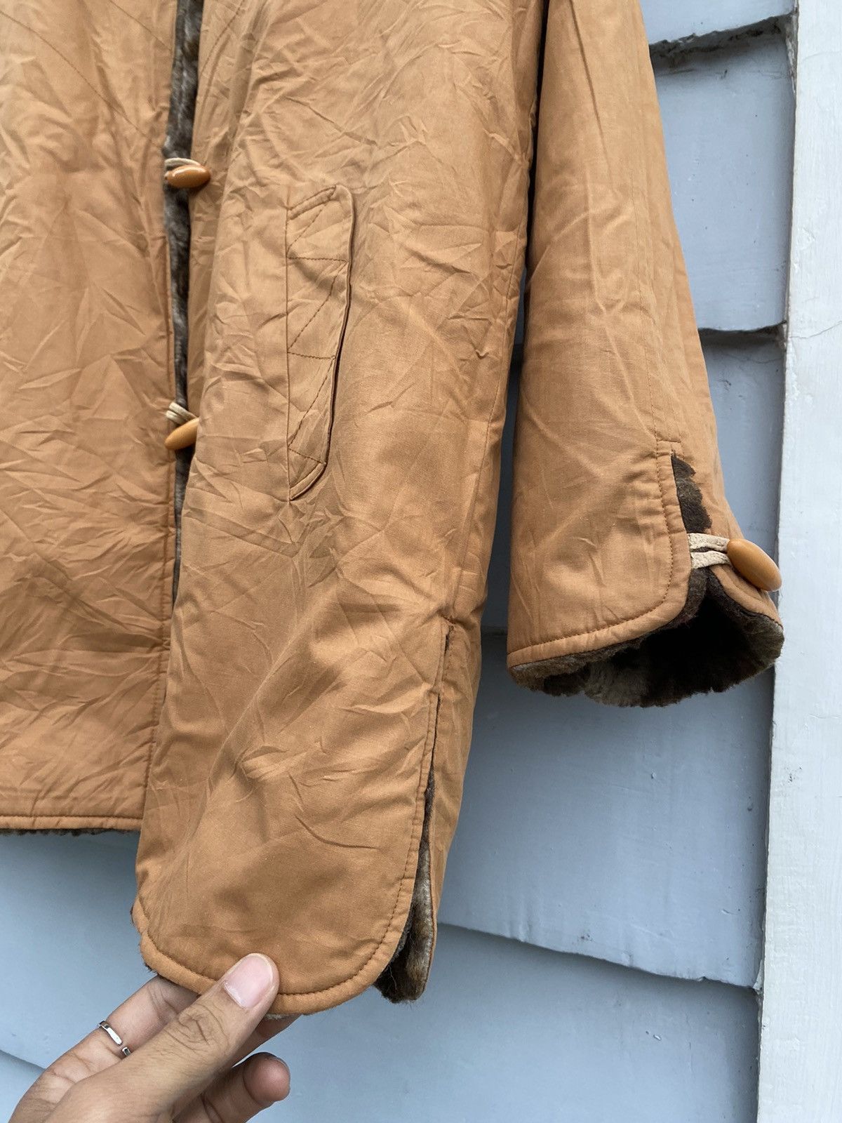If Six Was Nine Rasonna Ohkura/Tokyo Vintage Padded Toggle Coat Fur Linned Size US M / EU 48-50 / 2 - 5 Thumbnail