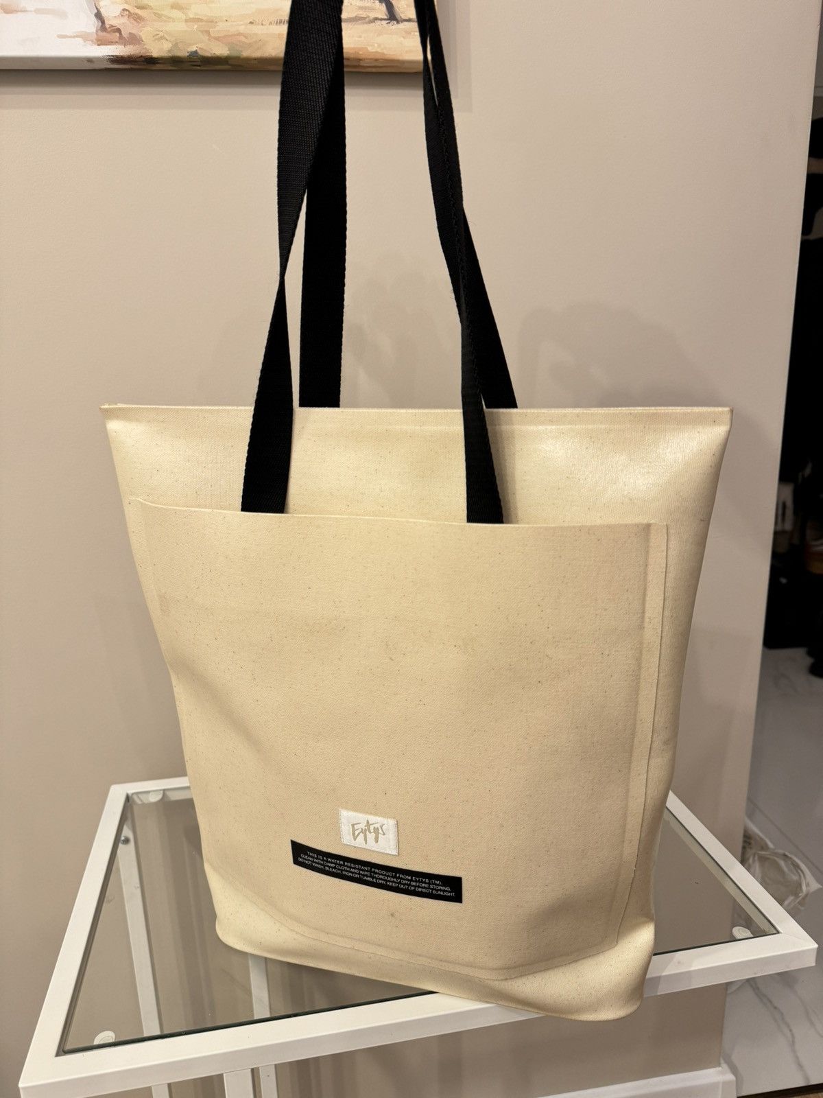 Eytys Eytys tote bag rare water resistant cream Size ONE SIZE - 1 Thumbnail