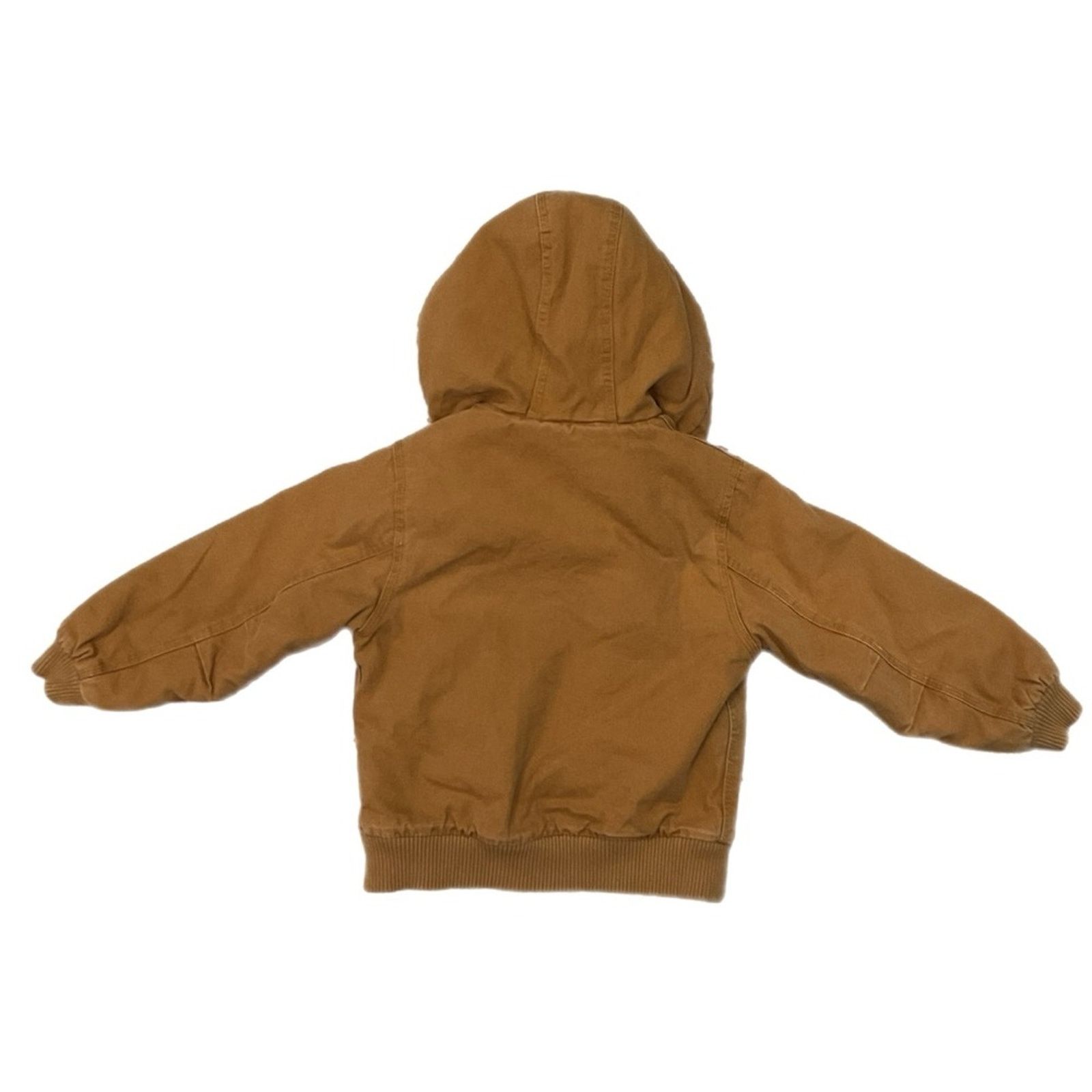 Carhartt Carhartt Distressed Khaki Canvas Jacket Size US XXS / EU 40 - 2 Thumbnail