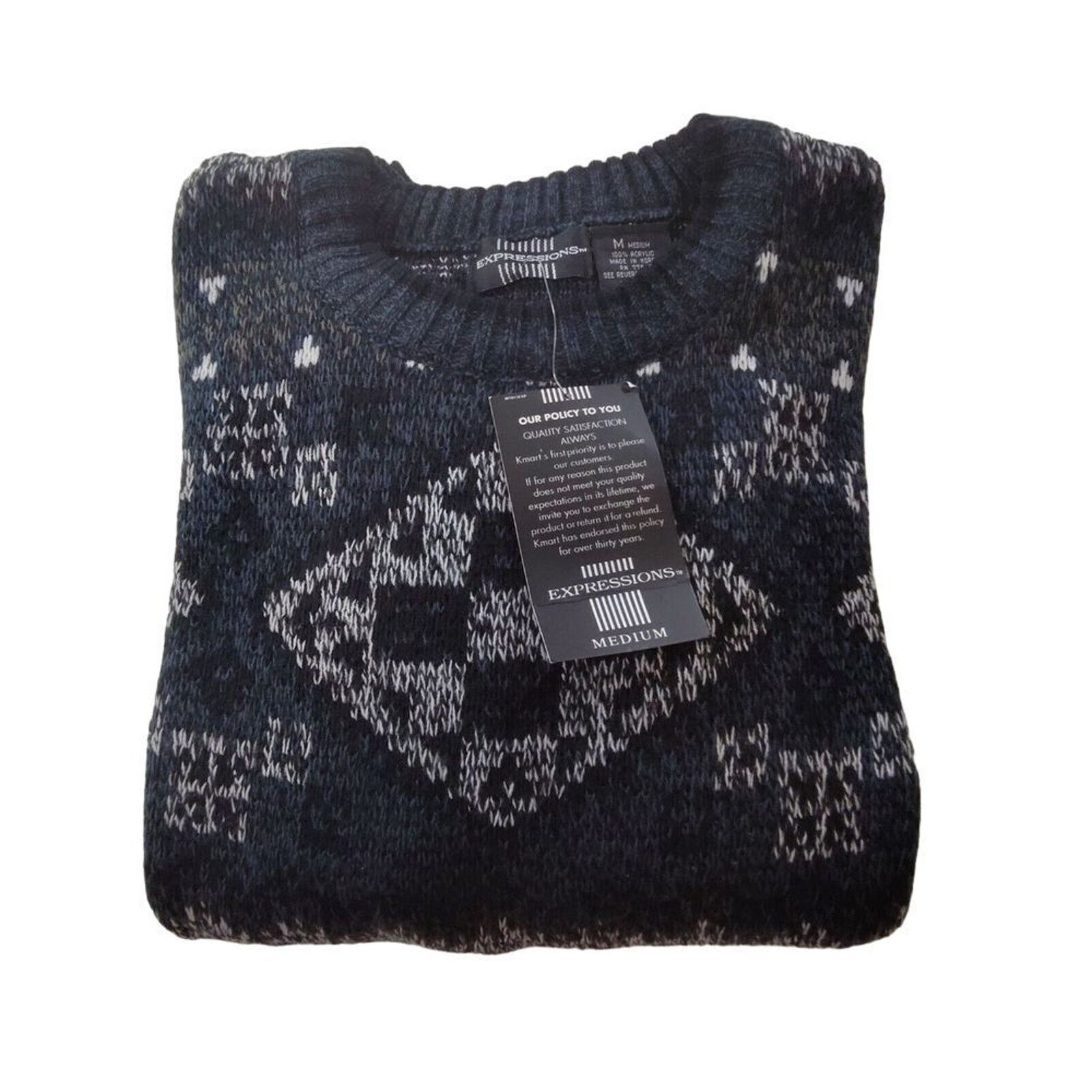 Other Vtg 1989 Expressions Street Wise Grandpa Cosby Sweater Med Size US M / EU 48-50 / 2 - 1 Thumbnail