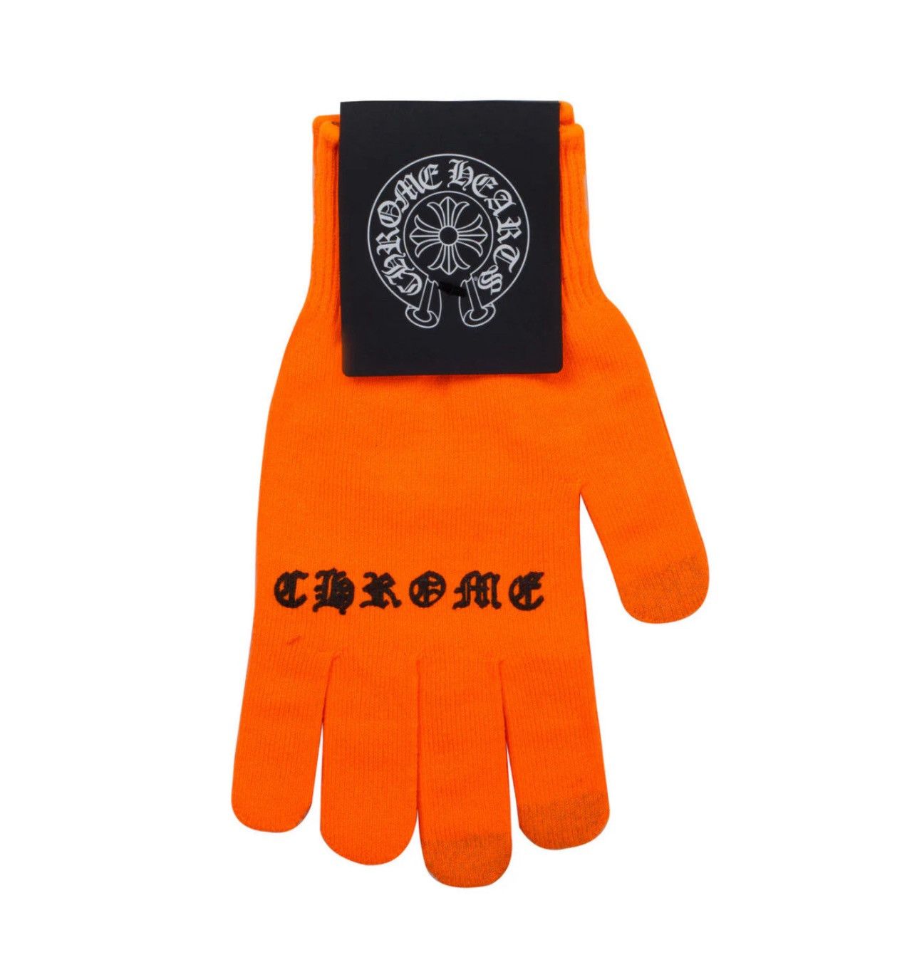 Chrome Hearts Chrome Hearts Orange CH Plus Gloves Size ONE SIZE - 1 Thumbnail