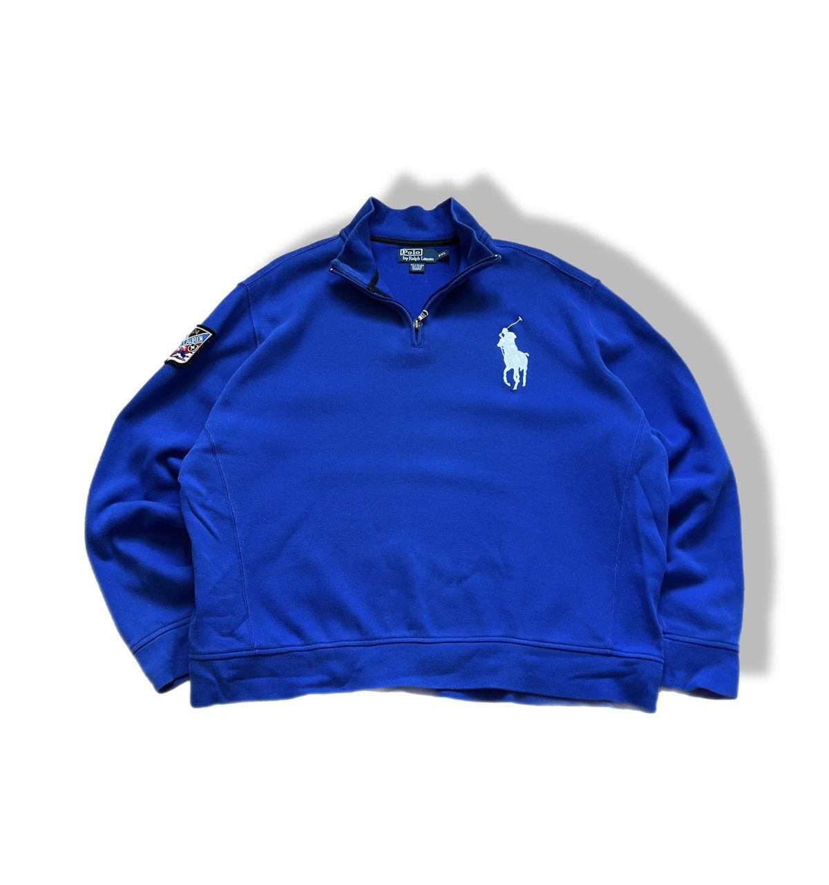 Polo Ralph Lauren Polo Zip Up Navy White New XXL With Tags