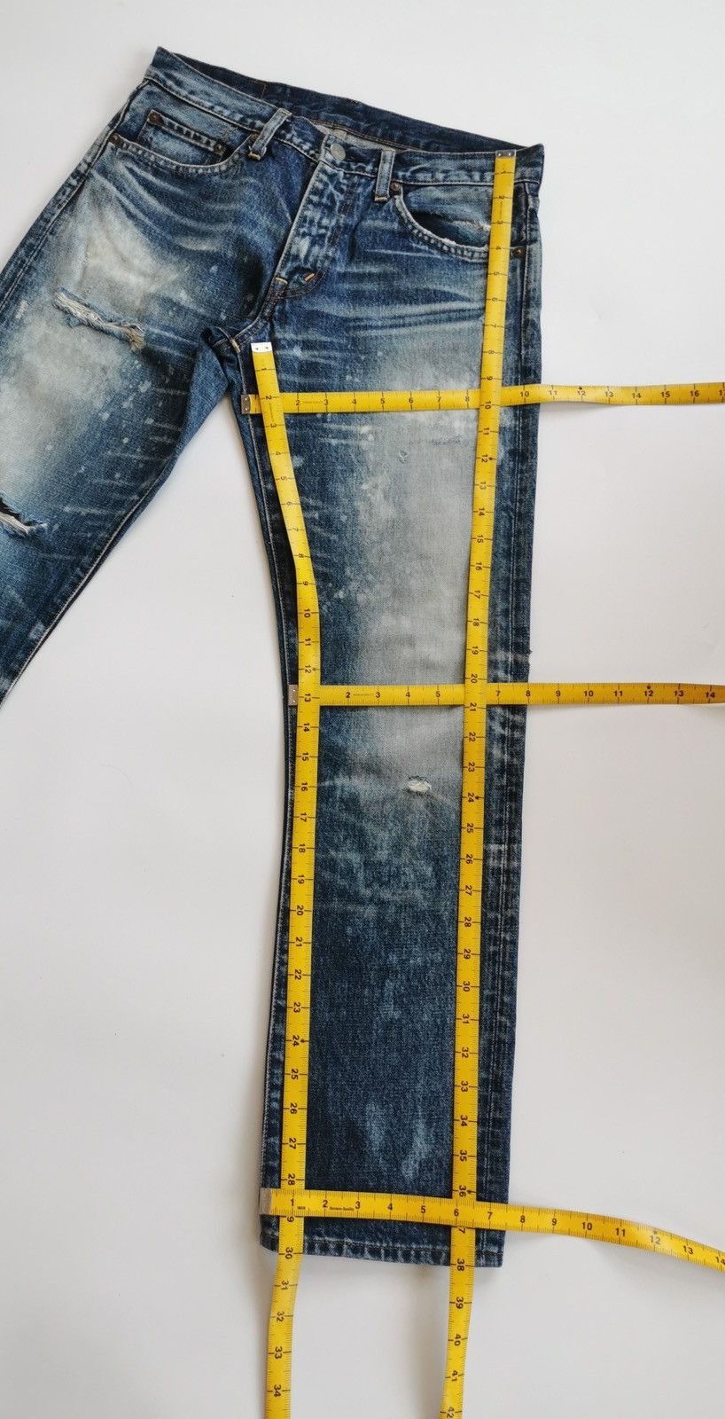 Sugar Cane RNATIVE Japan Faded Denim Jeans Size US 30 / EU 46 - 11 Thumbnail