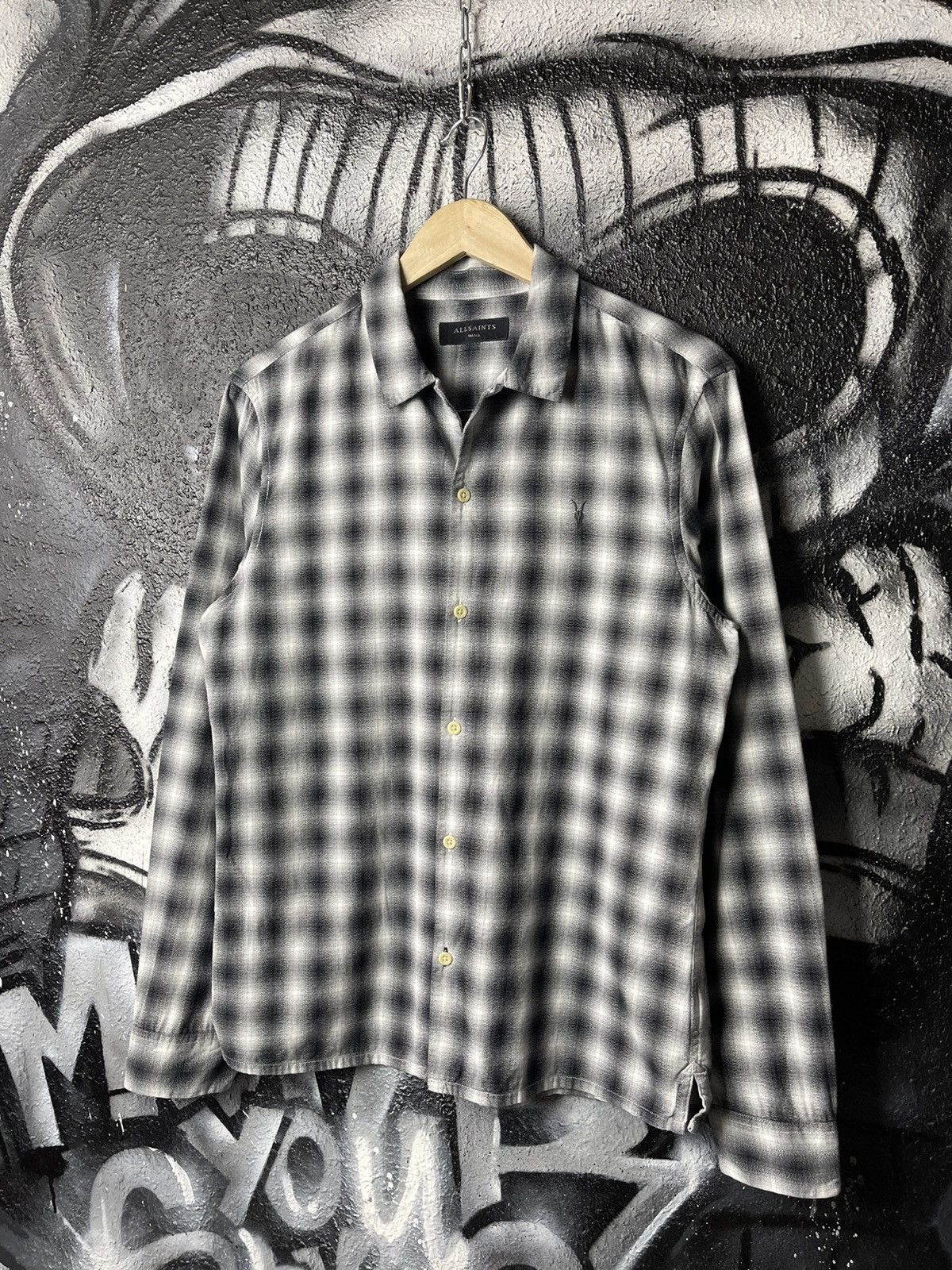 Allsaints All Saints Plaid Chino LS Shirt Button Up Men’s Size S Size US S / EU 44-46 / 1 - 1 Thumbnail