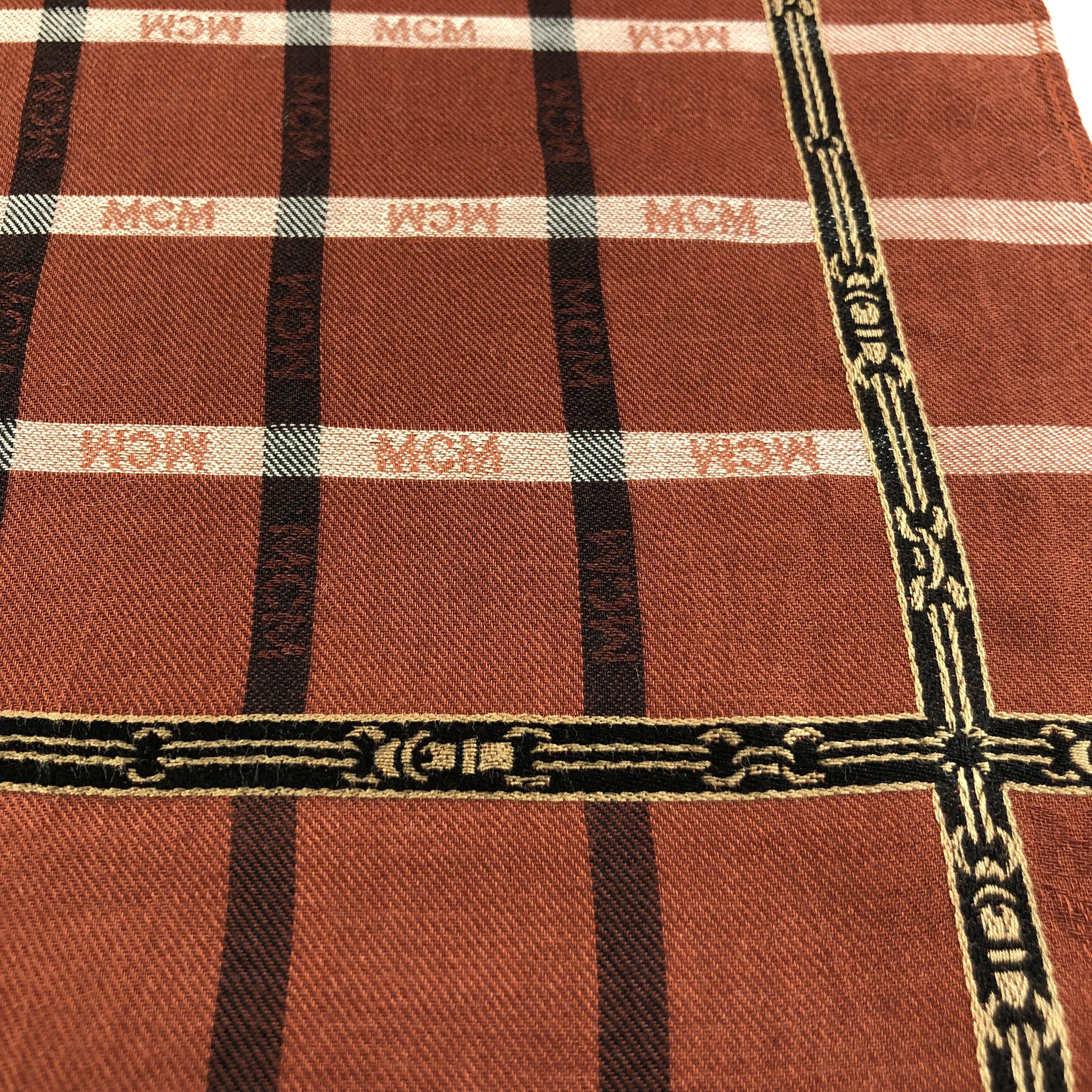 MCM MCM Brown Handkerchief Neckerchief Bandana H2043 Size ONE SIZE - 4 Thumbnail