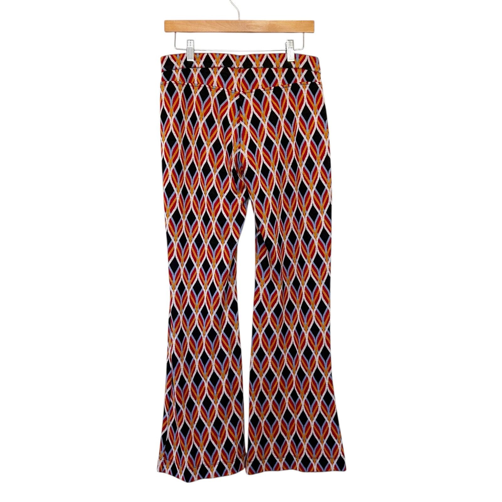 Free People Free People Hip Hugging Jacquard Flare Pants Sz 10 Size 32" / US 10 / IT 46 - 6 Thumbnail