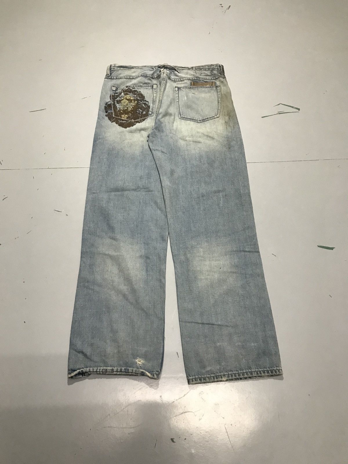 Southpole Vintage live rechanics embroidered denim Size US 36 / EU 52 - 1 Thumbnail
