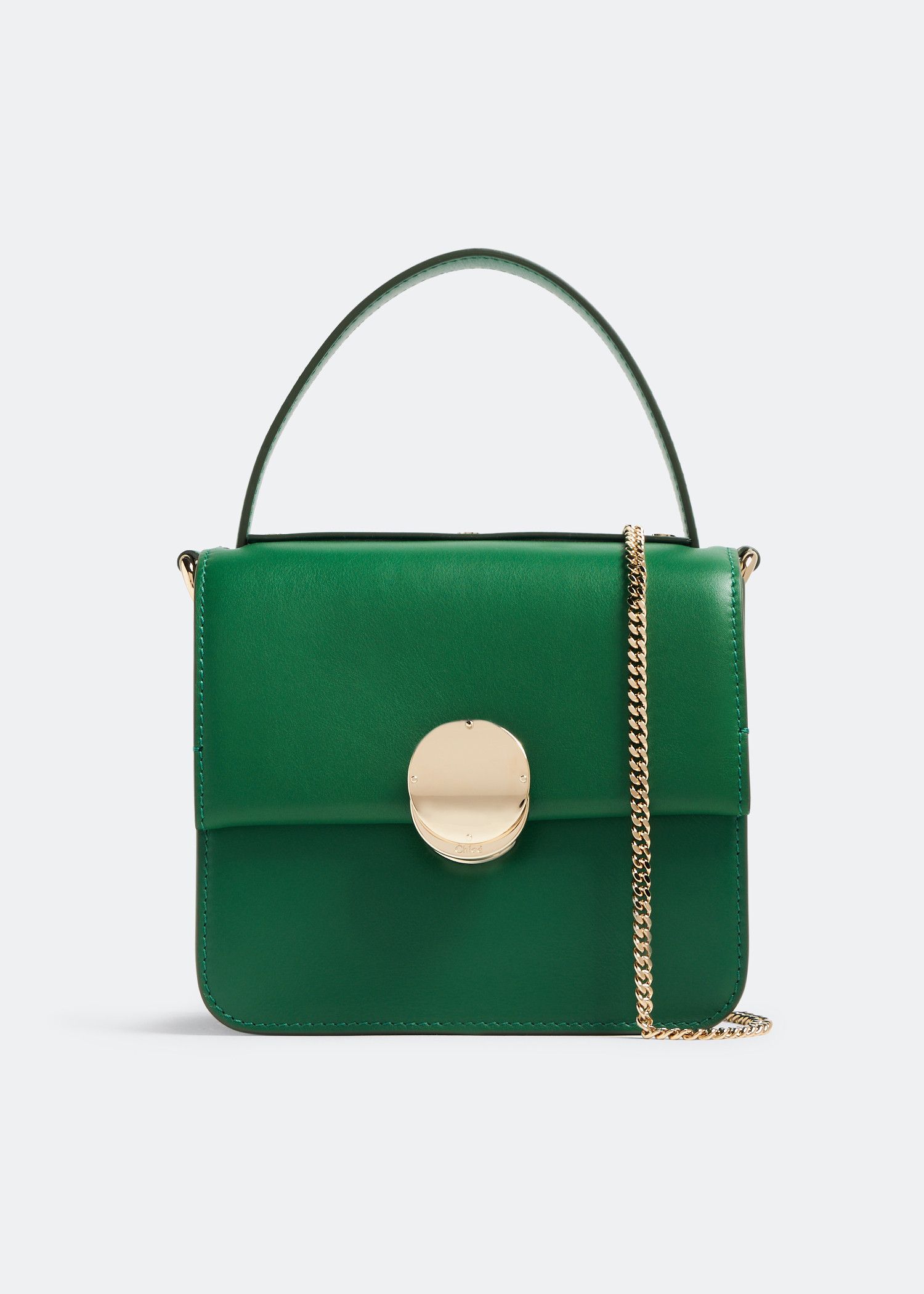 Chloe o1loc1c1024 Penelope Small Top Handle Bag in Green Size ONE SIZE - 1 Thumbnail