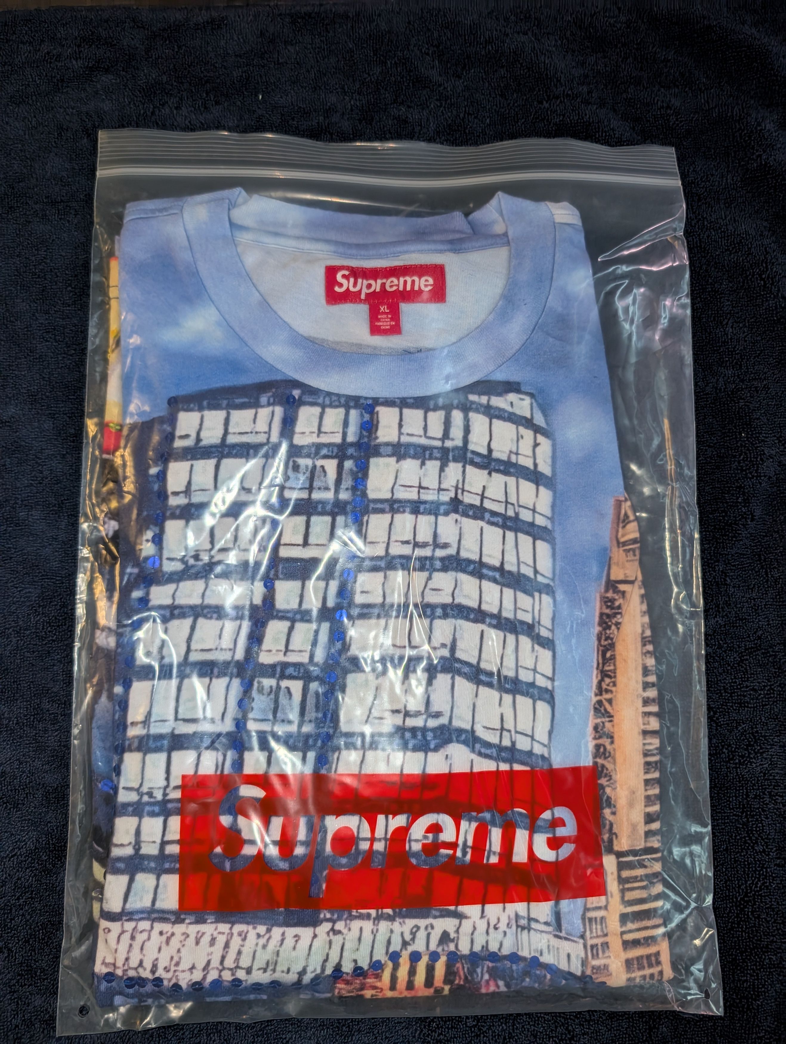 トップス Supreme Skyline Sequin L/S Top Blue Supreme Skyline Sequin L/S Top Day | eBay