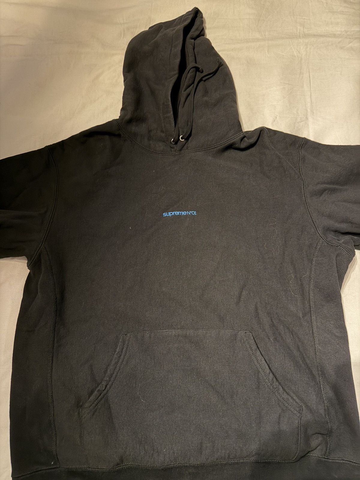 Supreme Supreme Black Logo hoodie Size US XL / EU 56 / 4 - 1 Thumbnail