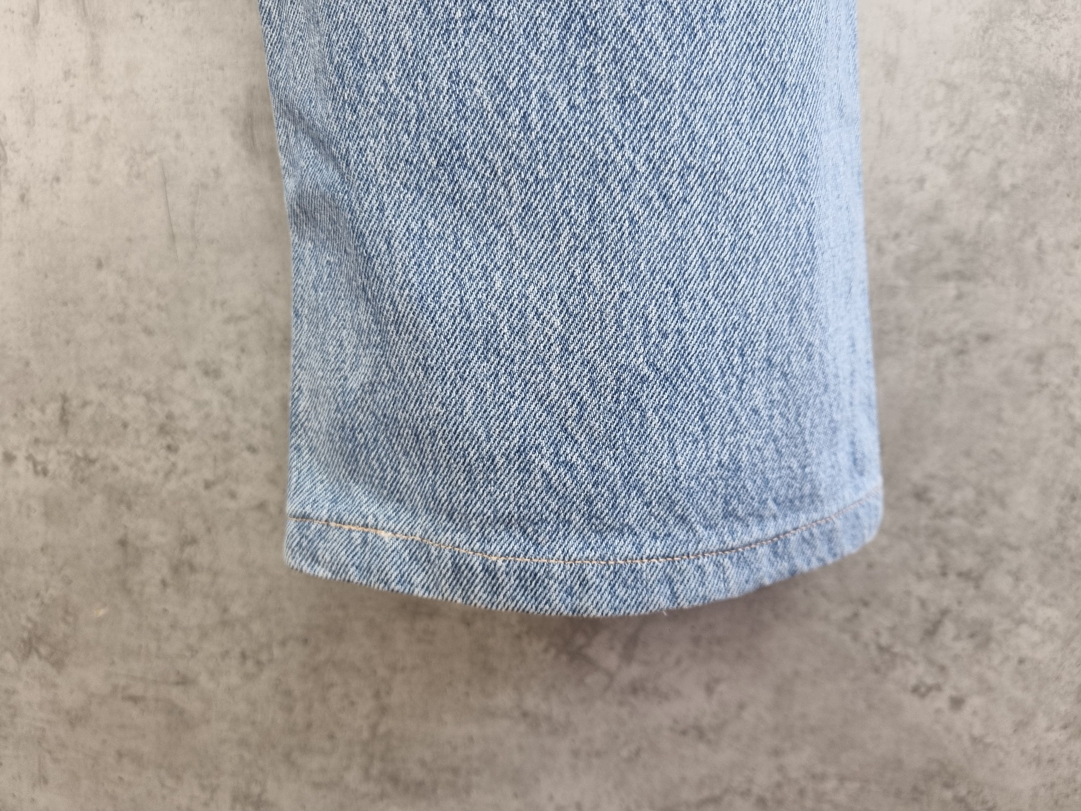 Levi's × Levi's Vintage Clothing × Vintage 95s Unique Blue Sky Faded in Time Levis 501 Beautiful Jeans Size US 31 - 20 Thumbnail