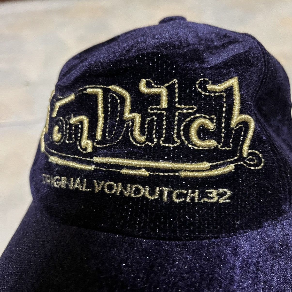 Von Dutch Von Dutch Big Logo Cap Distressed Style Size ONE SIZE - 11 Thumbnail