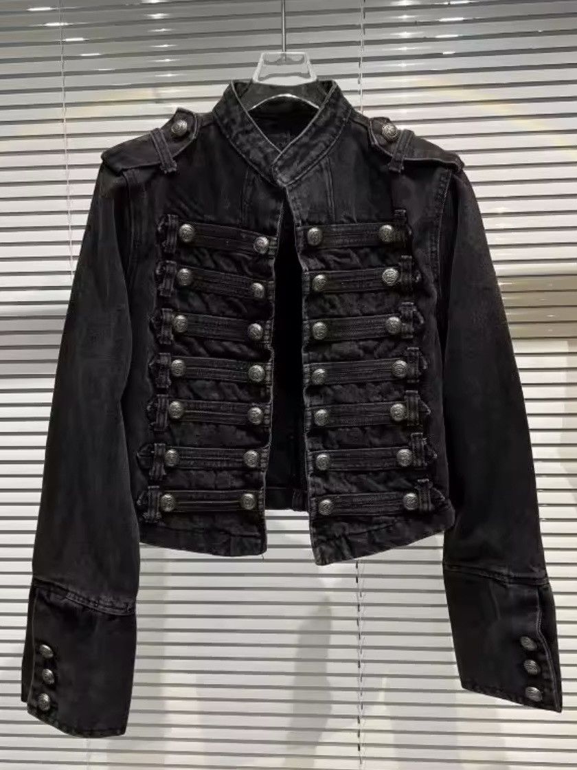 Hedi Slimane Napoleon Quadruple Buttons Jacket Size US M / EU 48-50 / 2 - 2 Thumbnail