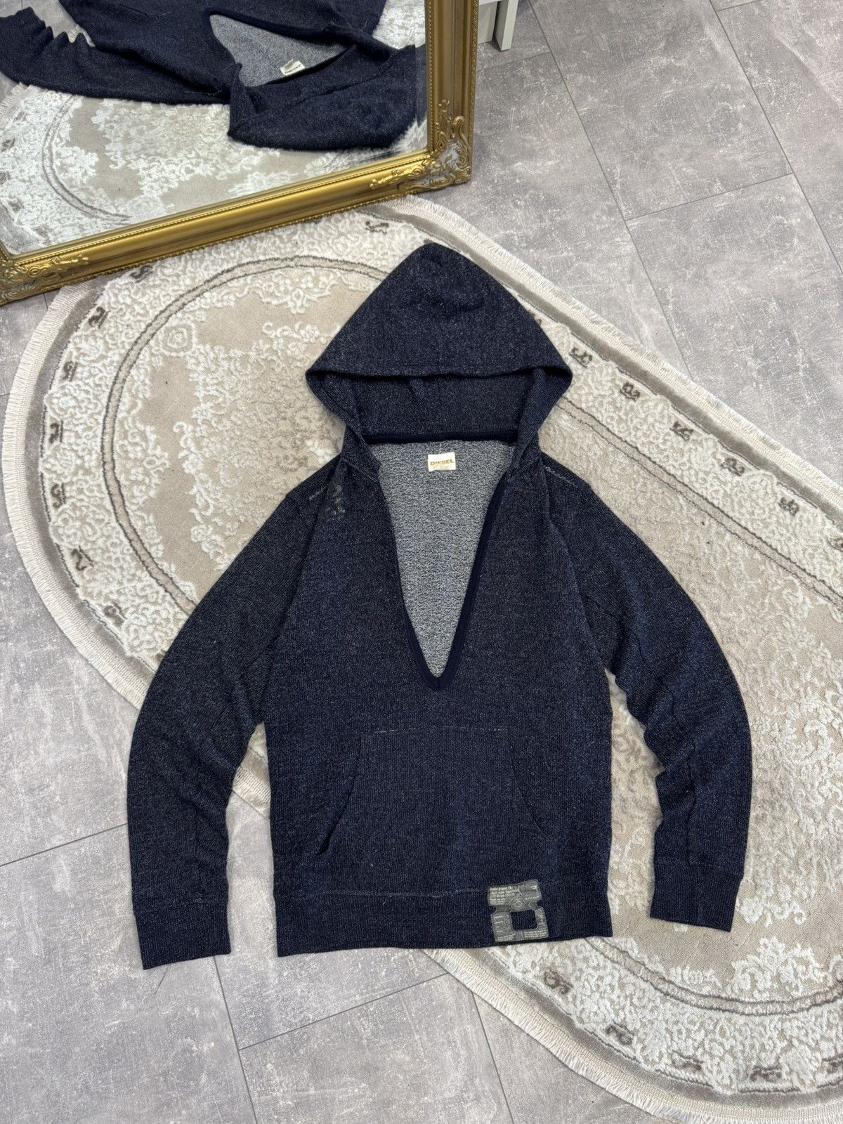Diesel 90s Vintage Diesel Avant garde Y2k Rare Hoodies Size US S / EU 44-46 / 1 - 1 Thumbnail