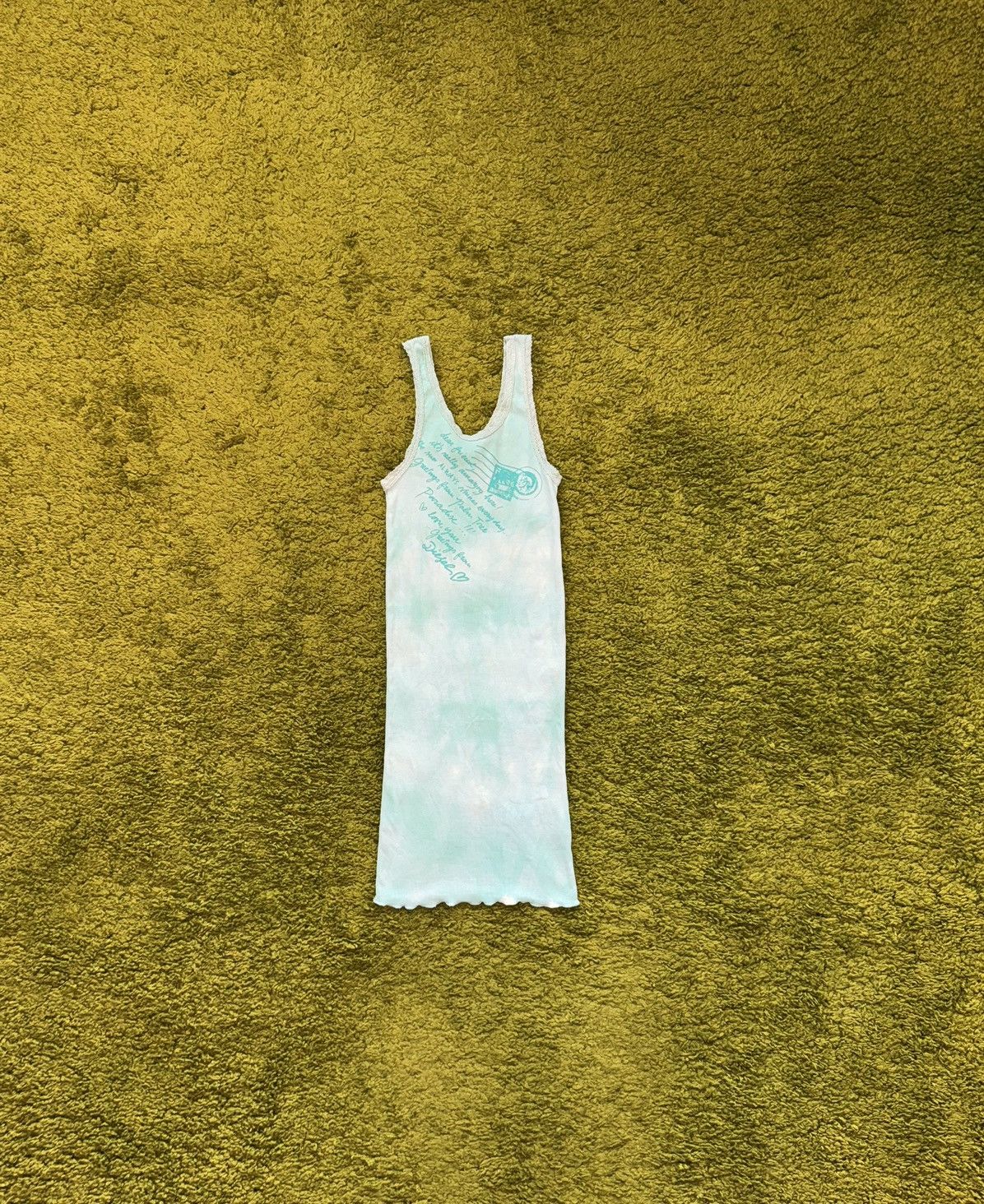 Designer × Diesel × Vintage Diesel 2000s vintage avant garde washed ribbed tank top Y2K Size S / US 4 / IT 40 - 1 Thumbnail