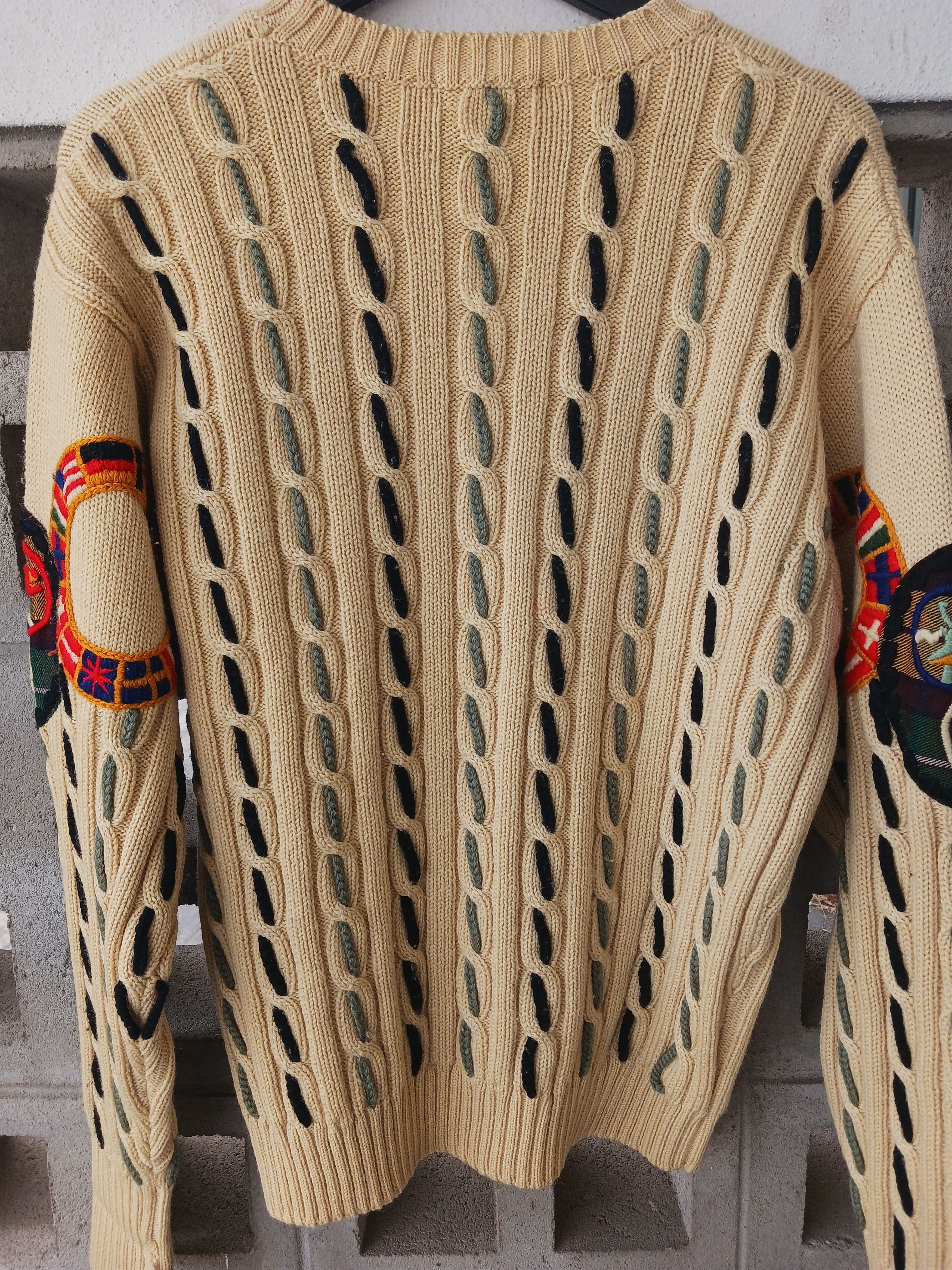 Hysteric Glamour × Nicole Club VINTAGE LUXURY NICOLE CLUB FOR MEN KNITTED SWEATER Size US M / EU 48-50 / 2 - 2 Thumbnail