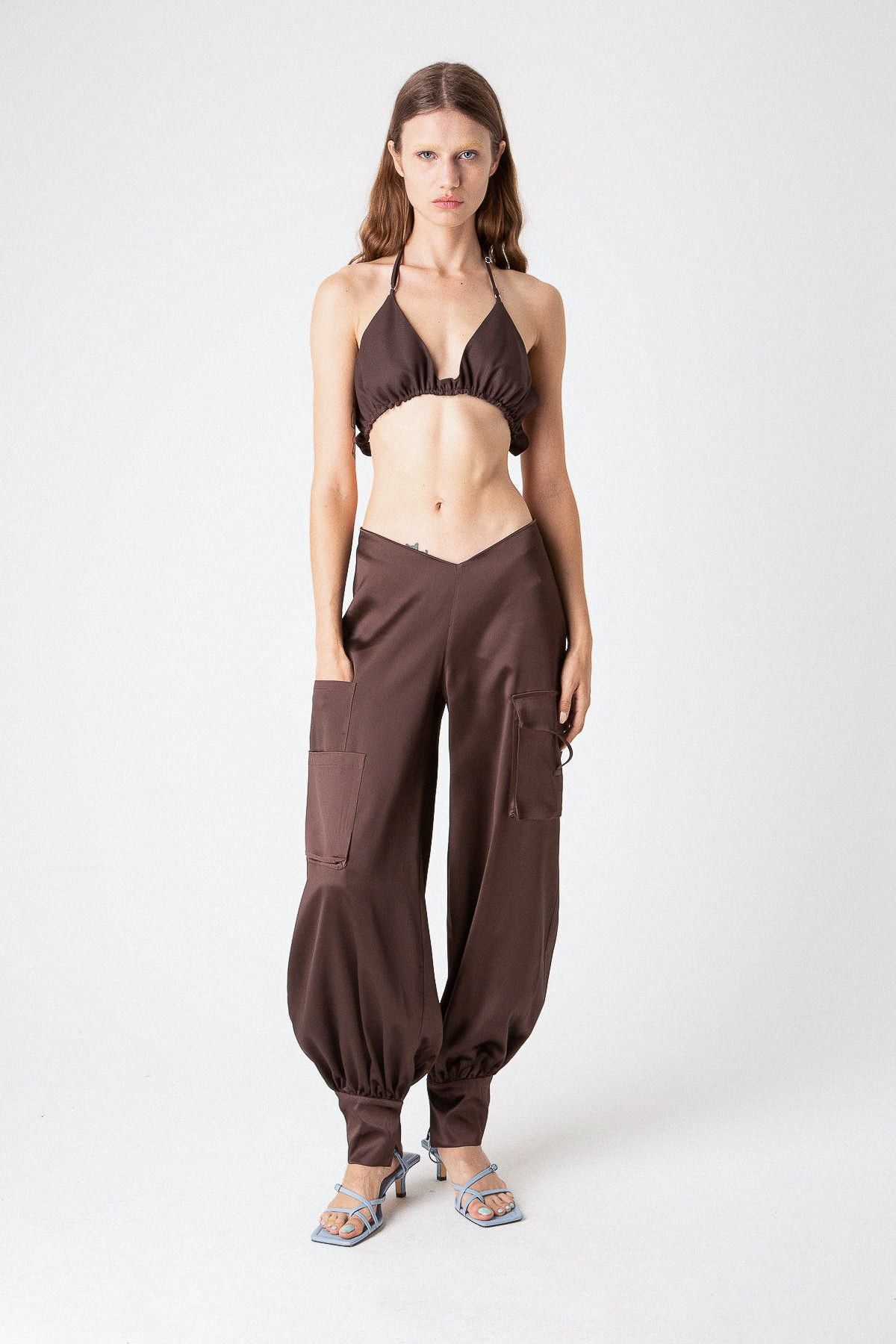Other $955 NWT SUPRIYA LELE BRIDGET CARGO TROUSER Size 27" / US 4 / IT 40 - 1 Thumbnail