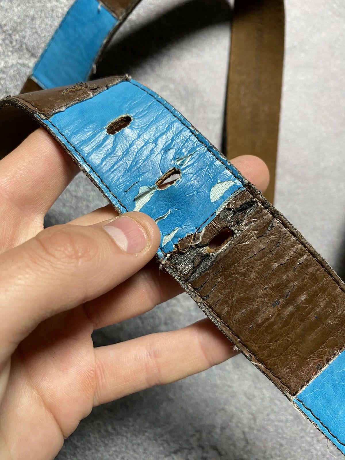 Diesel × Vintage Diesel belt vintage leather Size ONE SIZE - 8 Thumbnail