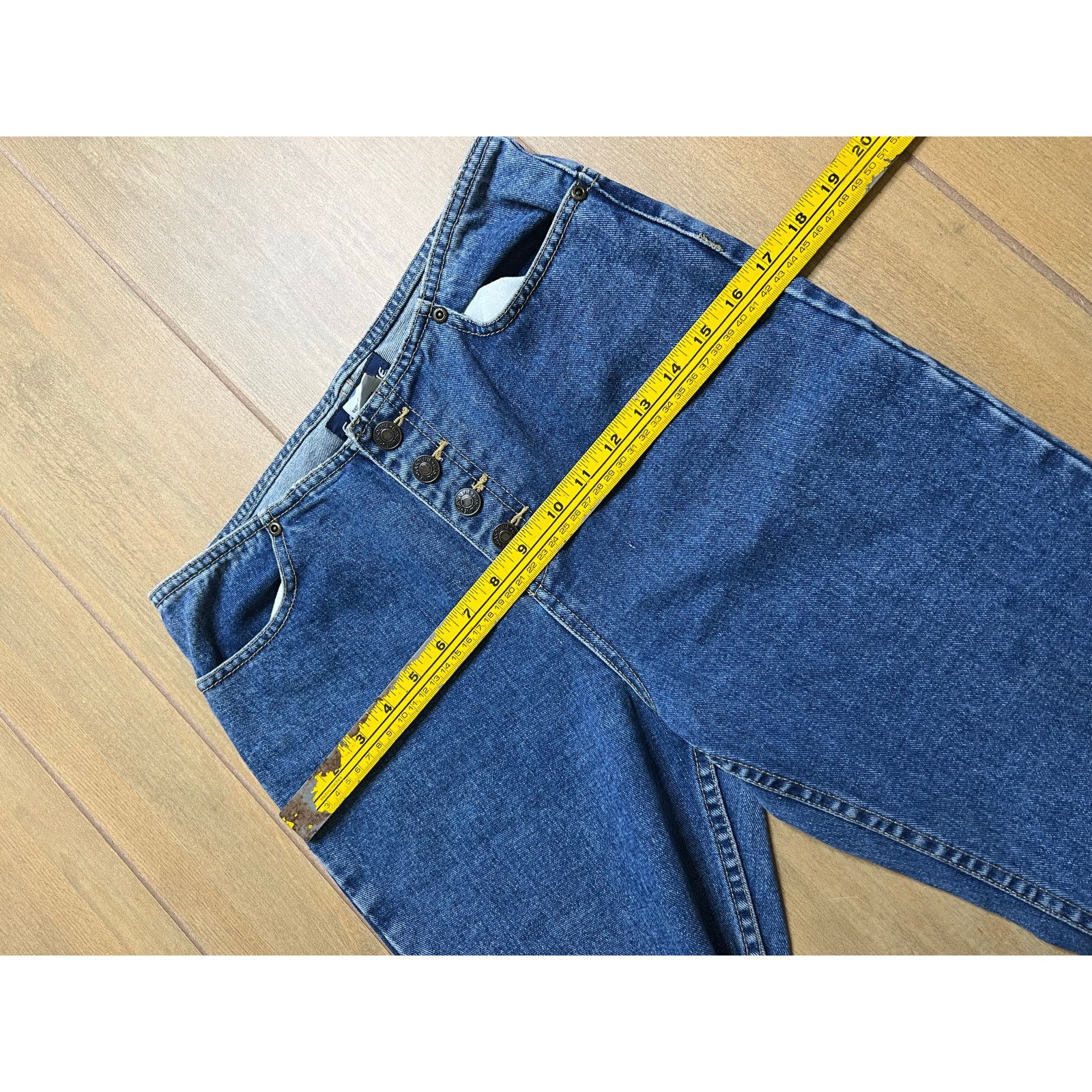 Vintage GASOLINE Flare Jeans Womens Sz 28 Vintage Y2K Embroidered Size 28" / US 6 / IT 42 - 9 Thumbnail