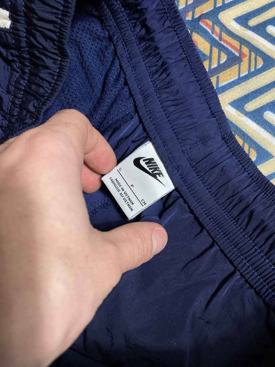 Nike shorts blue streetwear Vintage logo NIKE crazy Y2K Size US 30 / EU 46 - 2 Thumbnail