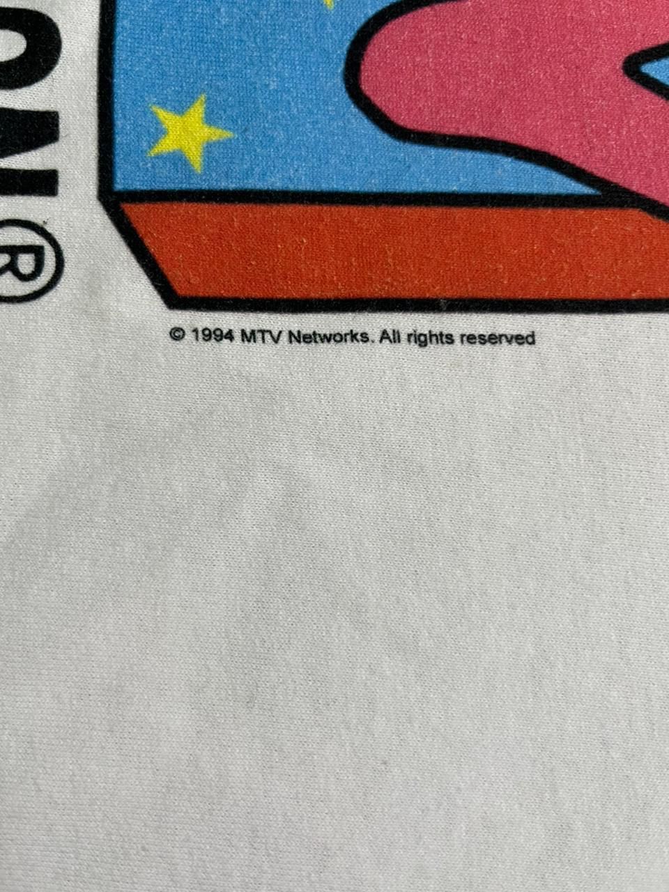 Mtv Vintage Mtv Classic Logo Rainbow 1994 Size US L / EU 52-54 / 3 - 4 Thumbnail
